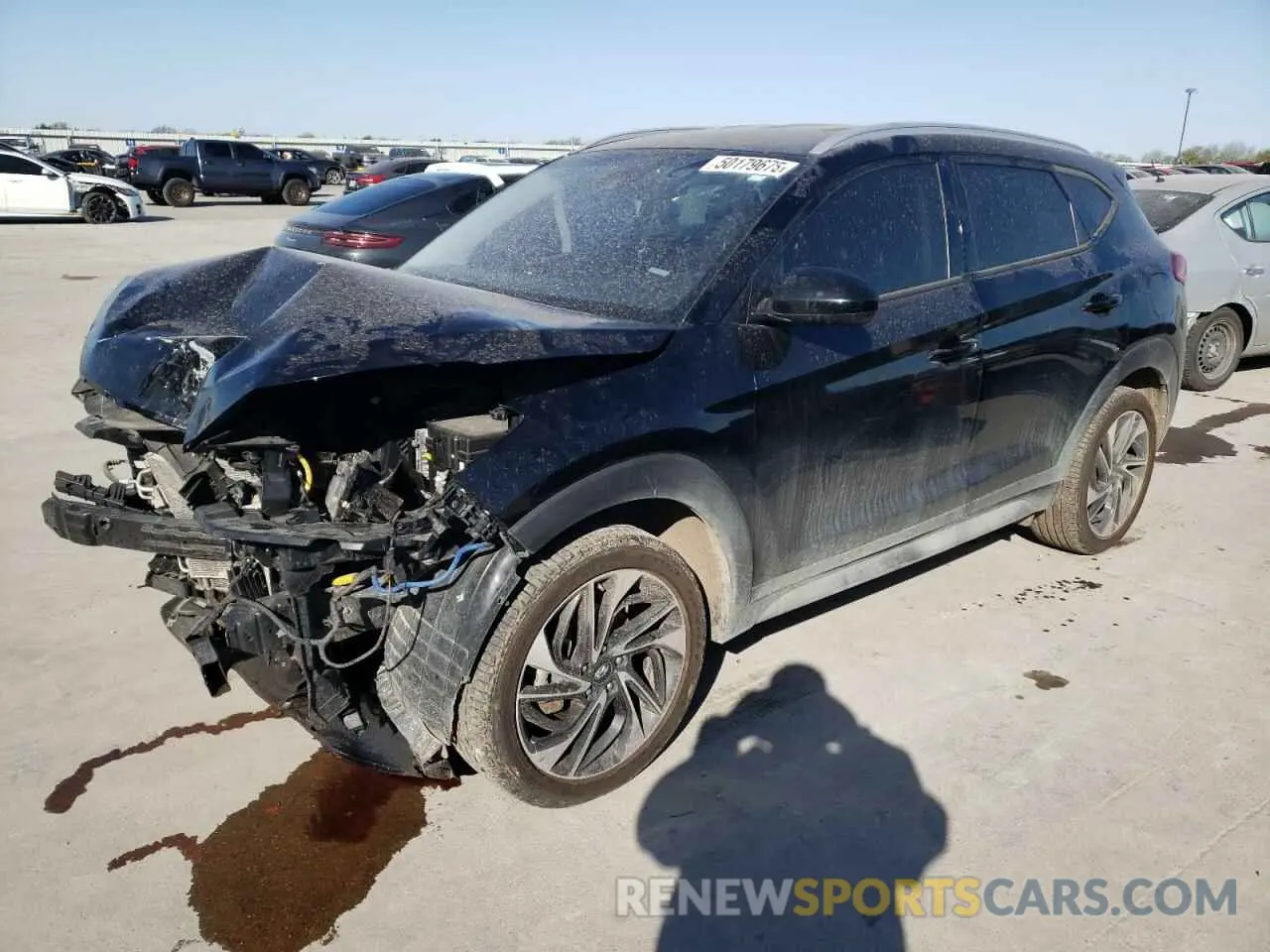 1 fotografías del automóvil dañado KM8J33AL2MU353145 HYUNDAI TUCSON 2021