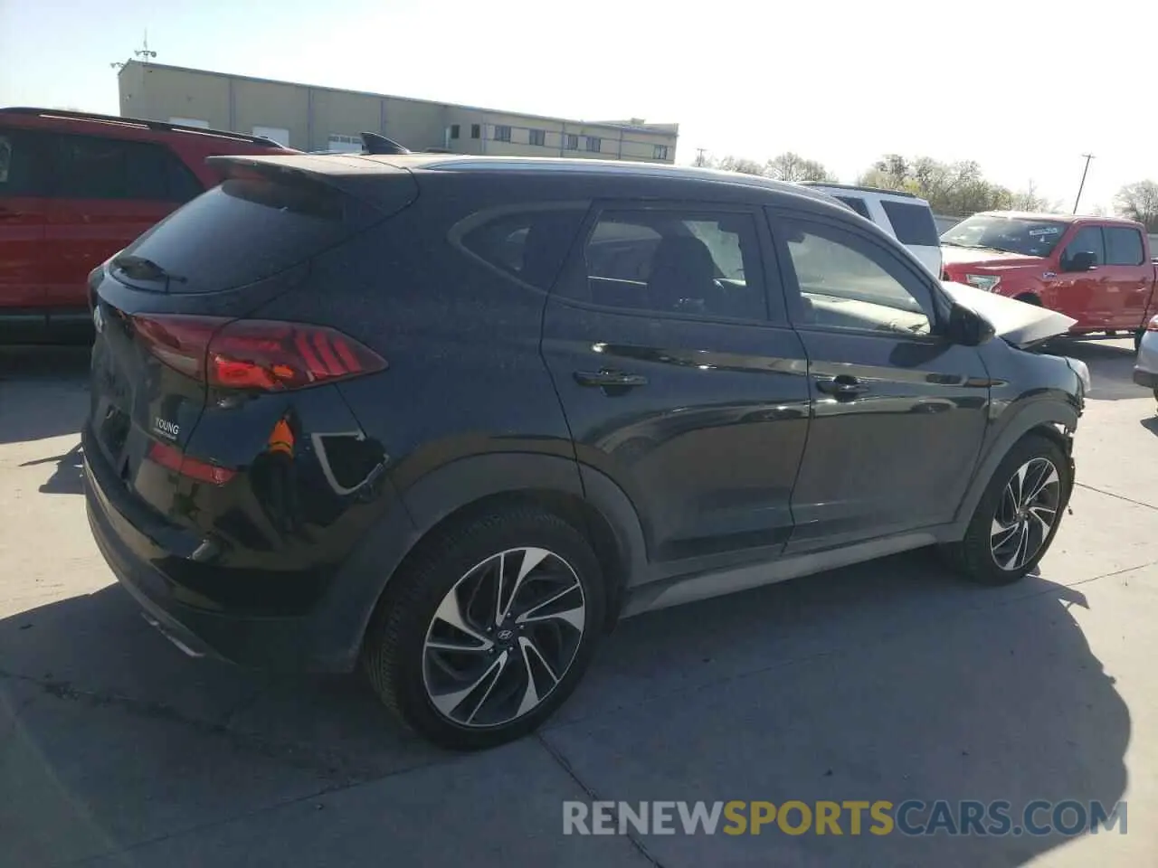 3 fotografías del automóvil dañado KM8J33AL2MU353145 HYUNDAI TUCSON 2021