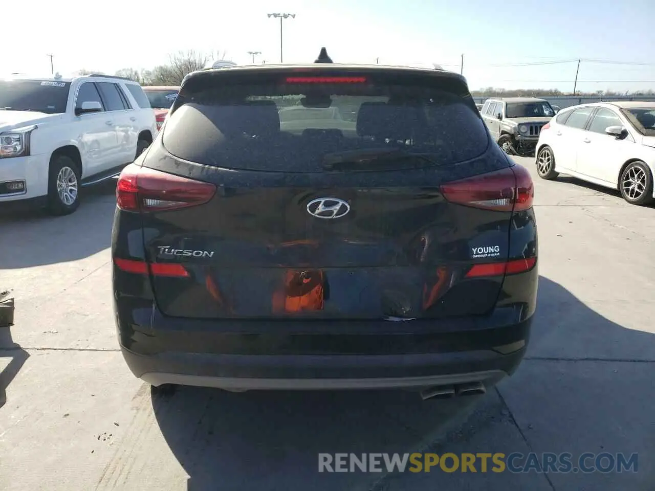 6 fotografías del automóvil dañado KM8J33AL2MU353145 HYUNDAI TUCSON 2021