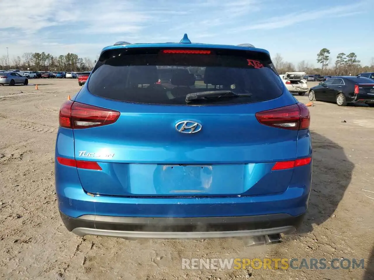 6 fotografías del automóvil dañado KM8J33AL2MU364078 HYUNDAI TUCSON 2021