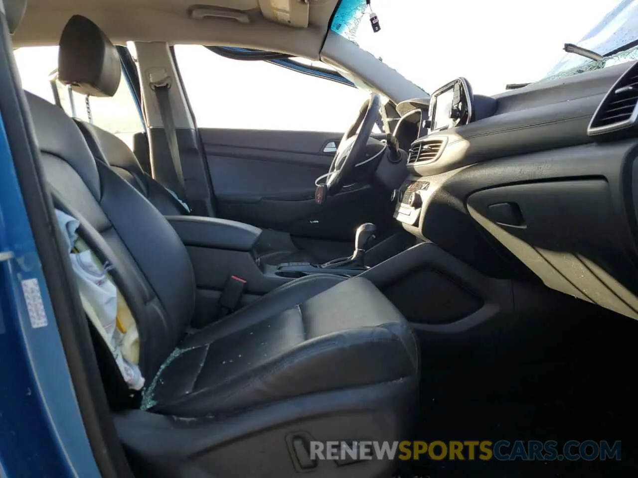 7 fotografías del automóvil dañado KM8J33AL2MU364078 HYUNDAI TUCSON 2021