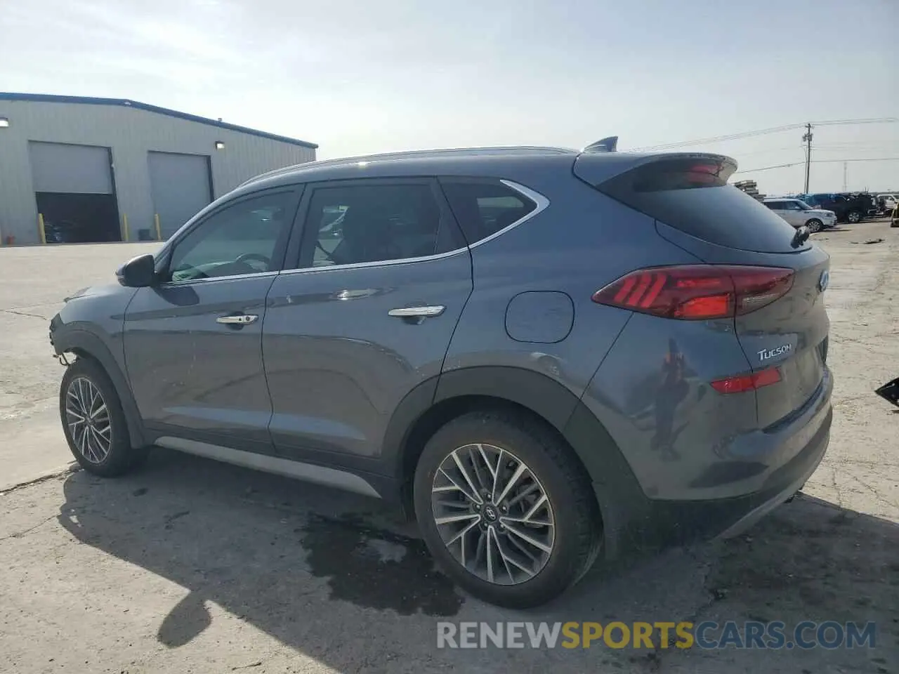 2 fotografías del automóvil dañado KM8J33AL3MU348536 HYUNDAI TUCSON 2021