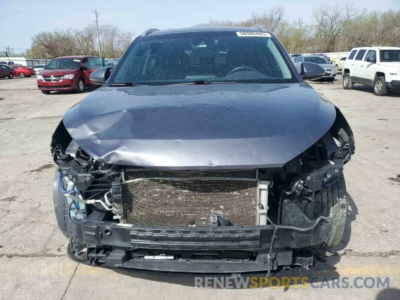 5 fotografías del automóvil dañado KM8J33AL3MU348536 HYUNDAI TUCSON 2021