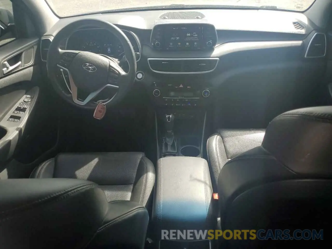 8 fotografías del automóvil dañado KM8J33AL3MU348536 HYUNDAI TUCSON 2021