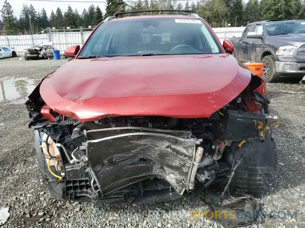 5 fotografías del automóvil dañado KM8J33AL4MU407691 HYUNDAI TUCSON 2021