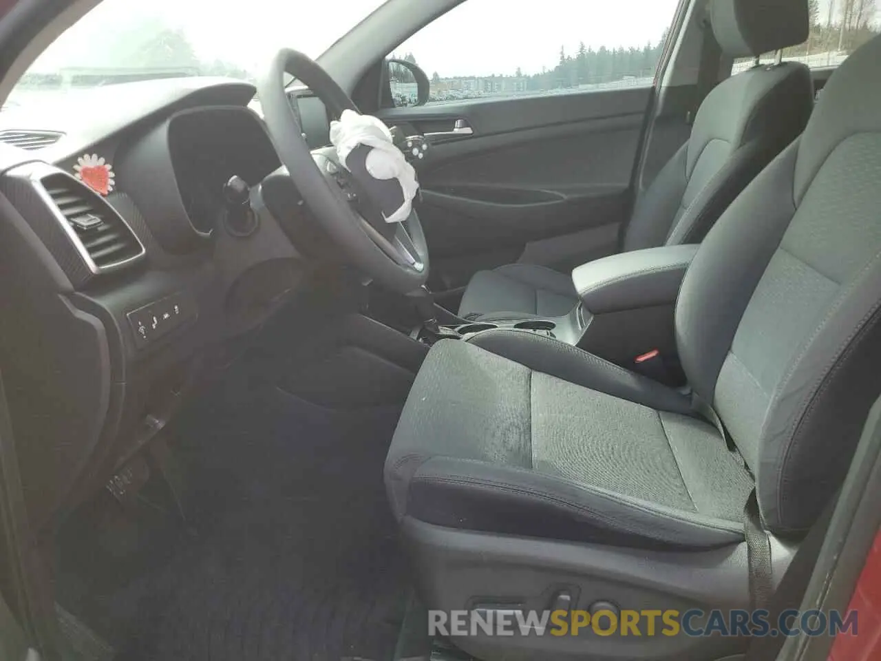 7 fotografías del automóvil dañado KM8J33AL4MU407691 HYUNDAI TUCSON 2021