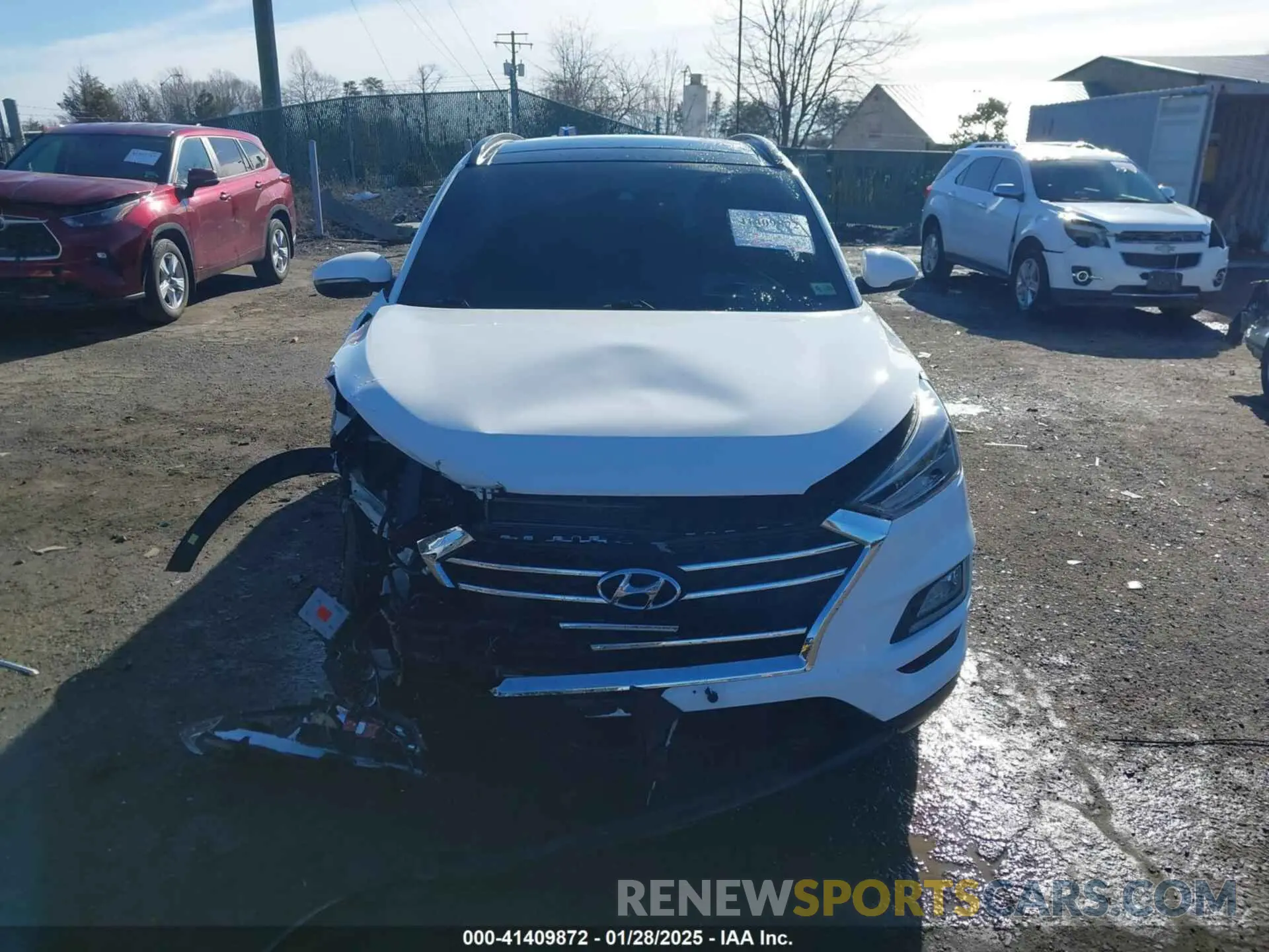 12 fotografías del automóvil dañado KM8J33AL6MU289059 HYUNDAI TUCSON 2021