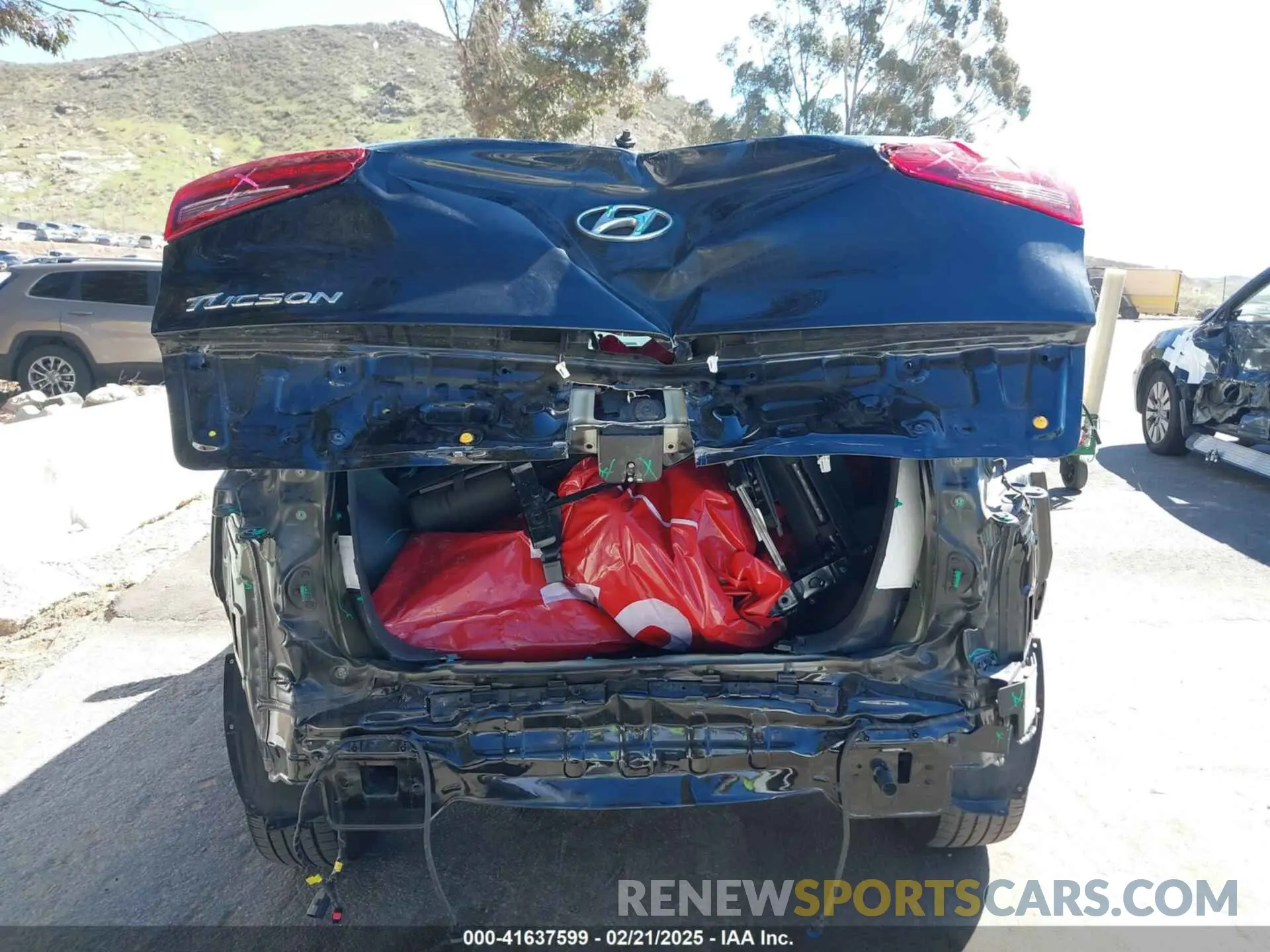 17 fotografías del automóvil dañado KM8J33AL6MU298151 HYUNDAI TUCSON 2021