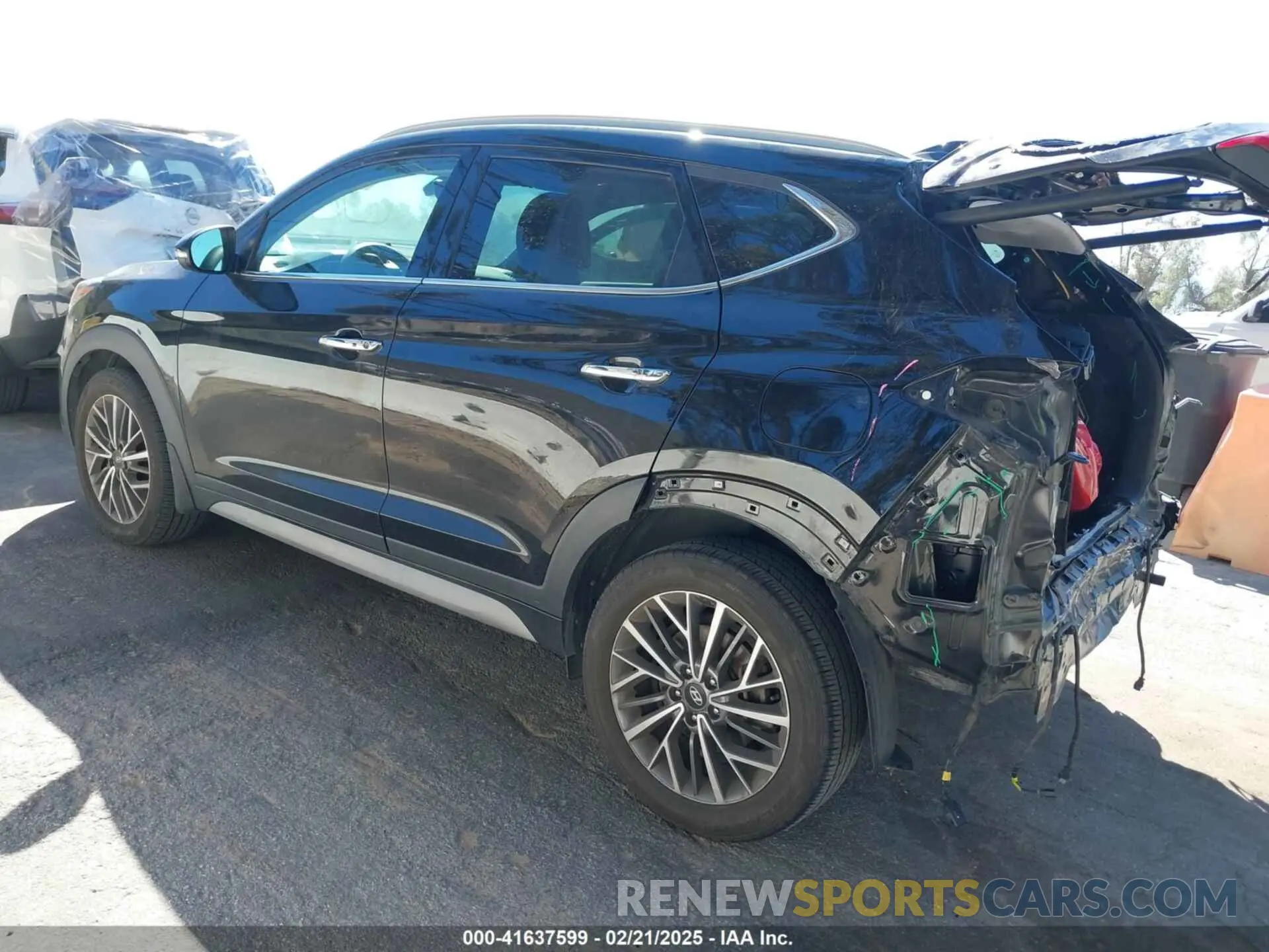 3 fotografías del automóvil dañado KM8J33AL6MU298151 HYUNDAI TUCSON 2021