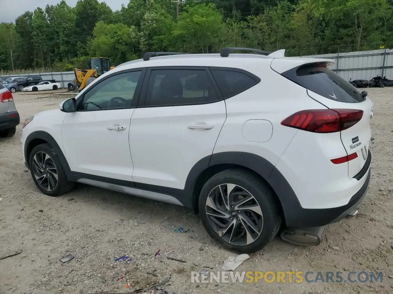 2 fotografías del automóvil dañado KM8J33AL6MU318639 HYUNDAI TUCSON 2021