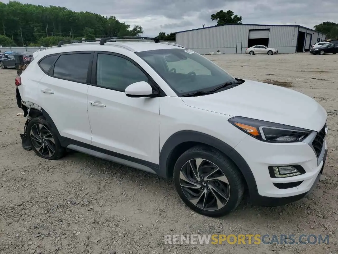 4 fotografías del automóvil dañado KM8J33AL6MU318639 HYUNDAI TUCSON 2021