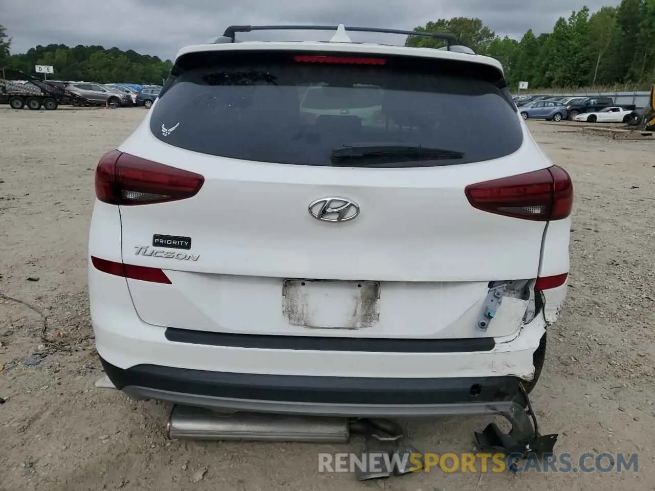 6 fotografías del automóvil dañado KM8J33AL6MU318639 HYUNDAI TUCSON 2021
