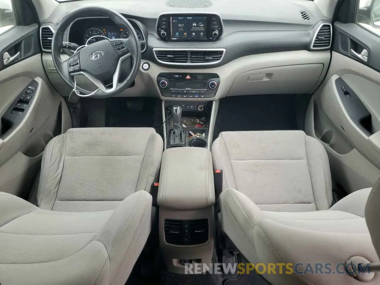 8 fotografías del automóvil dañado KM8J33AL6MU318639 HYUNDAI TUCSON 2021