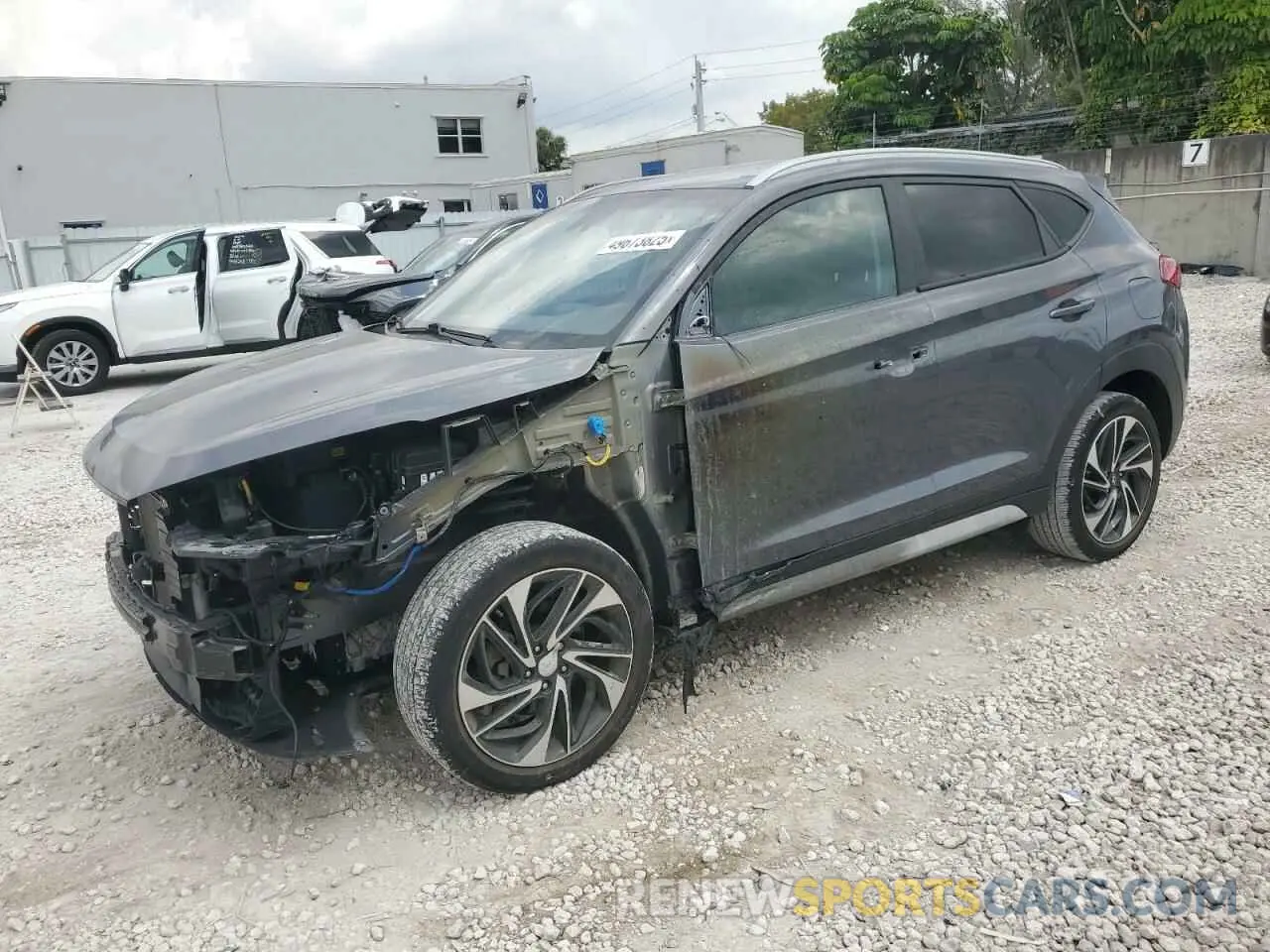 1 fotografías del automóvil dañado KM8J33AL6MU318821 HYUNDAI TUCSON 2021