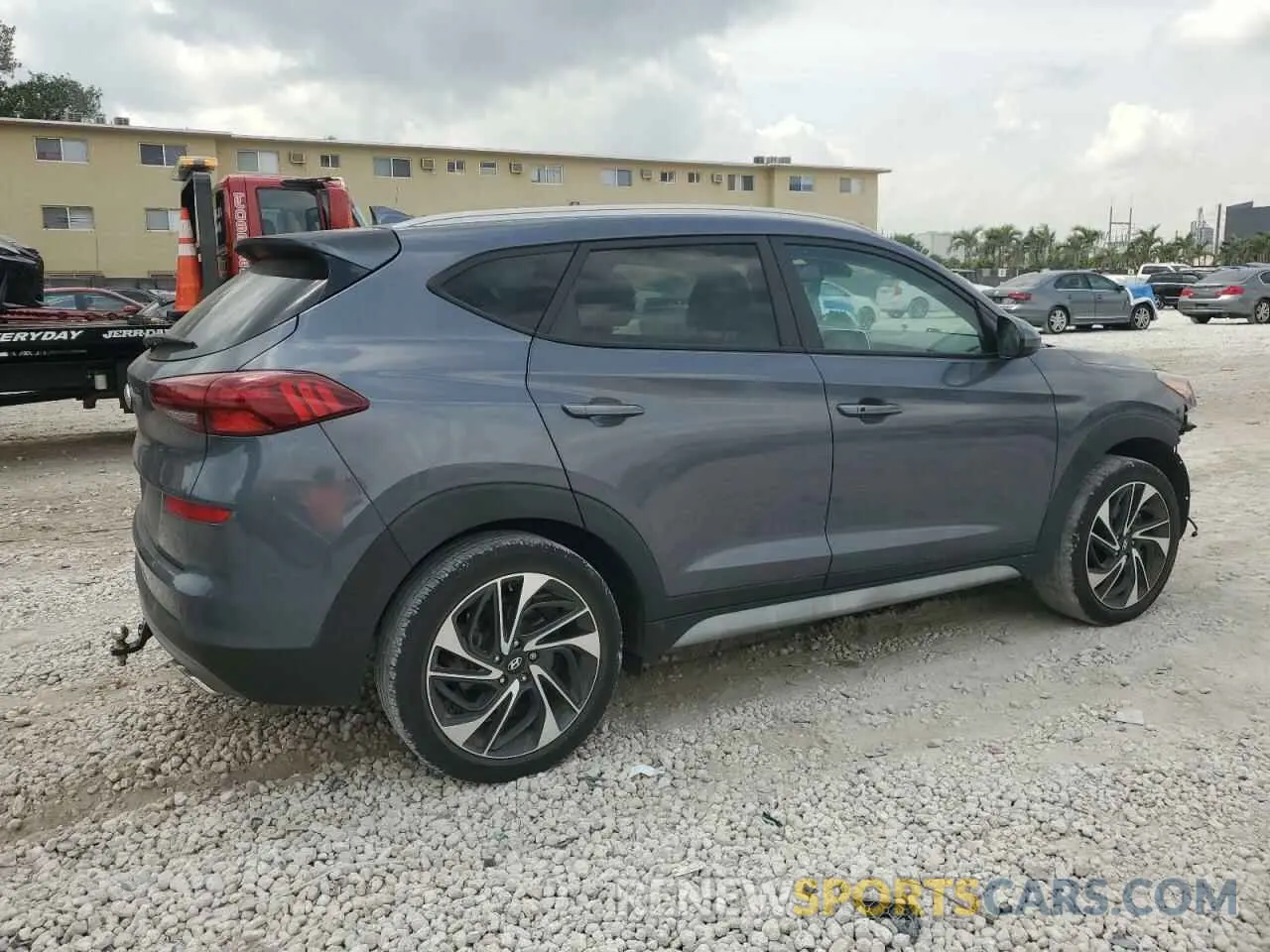 3 fotografías del automóvil dañado KM8J33AL6MU318821 HYUNDAI TUCSON 2021