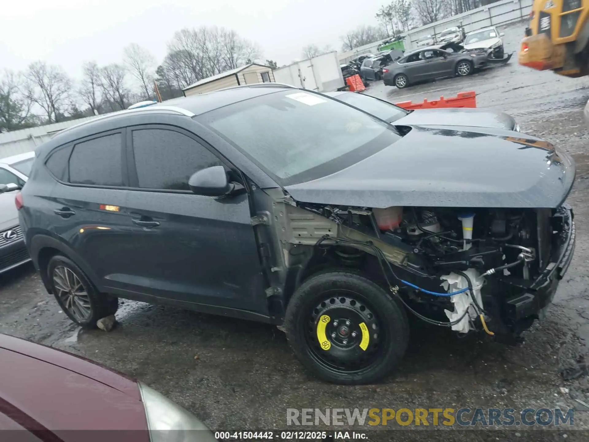 13 fotografías del automóvil dañado KM8J33AL6MU343153 HYUNDAI TUCSON 2021