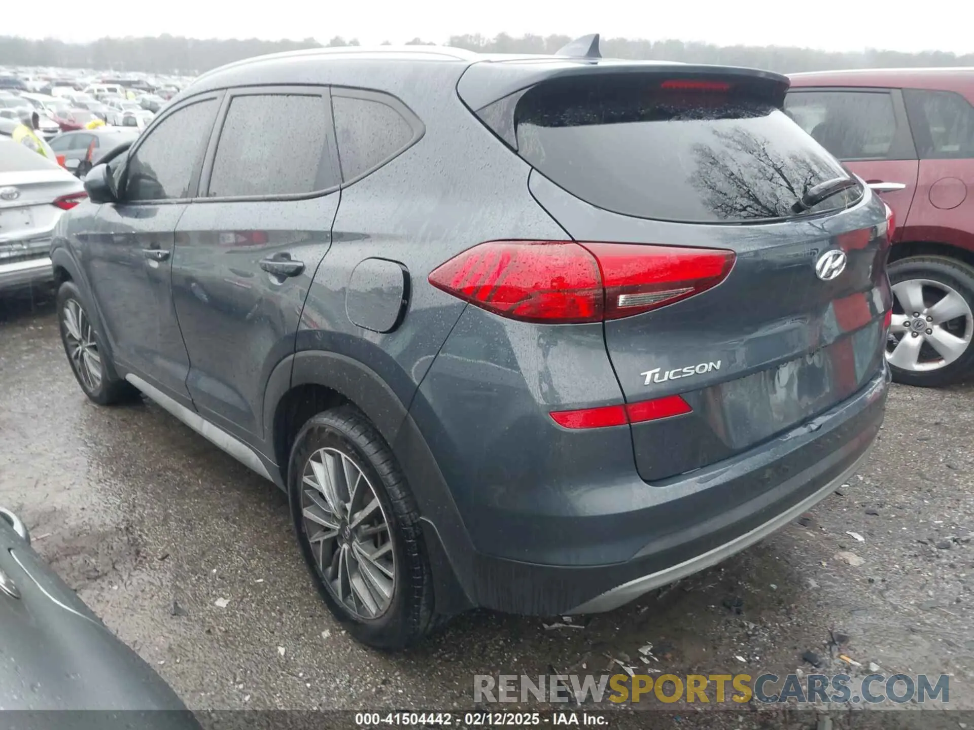 3 fotografías del automóvil dañado KM8J33AL6MU343153 HYUNDAI TUCSON 2021