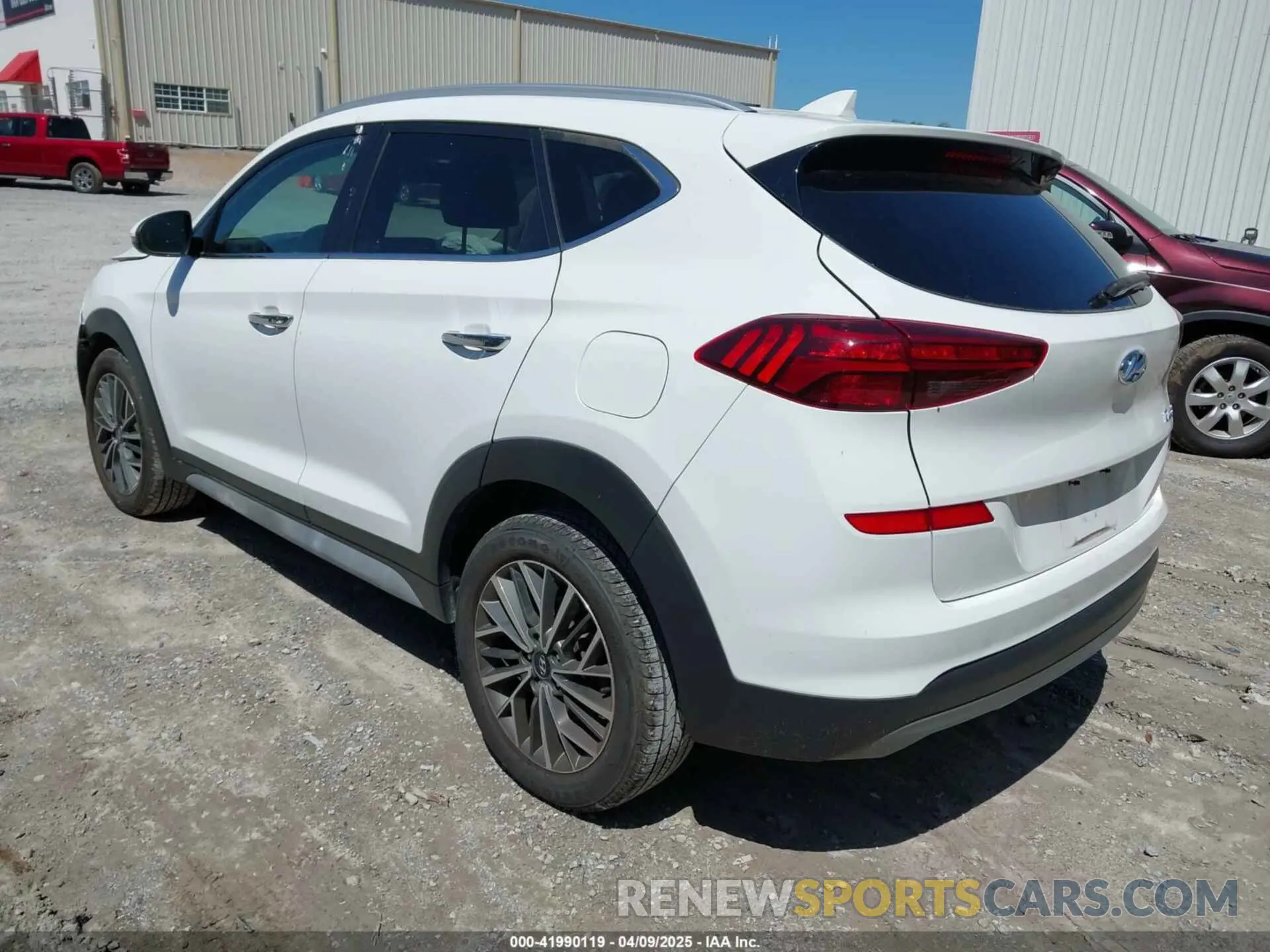 3 fotografías del automóvil dañado KM8J33AL7MU284145 HYUNDAI TUCSON 2021