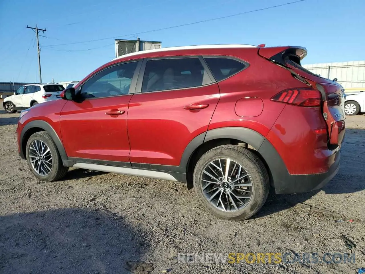2 fotografías del automóvil dañado KM8J33AL8MU391804 HYUNDAI TUCSON 2021