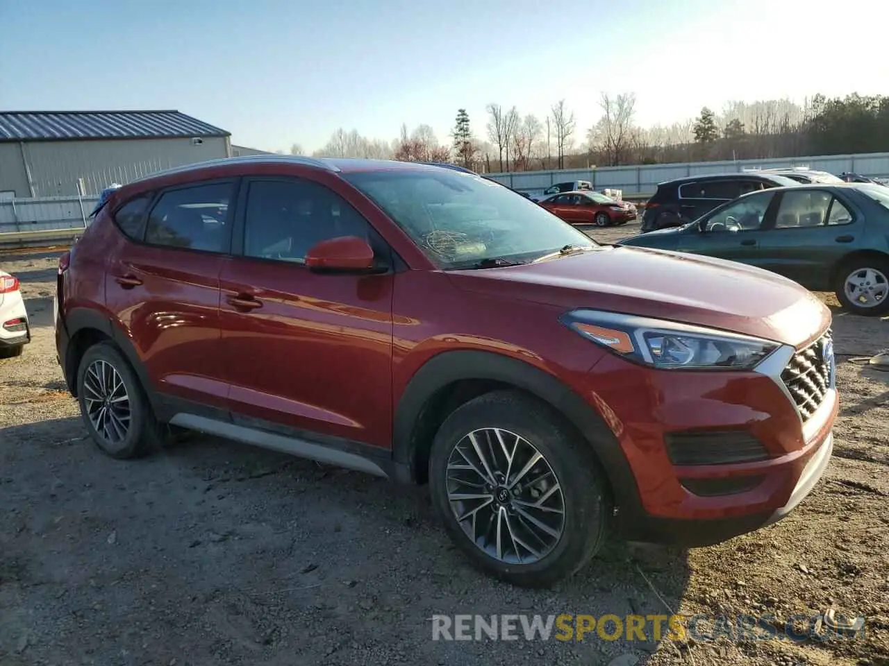 4 fotografías del automóvil dañado KM8J33AL8MU391804 HYUNDAI TUCSON 2021