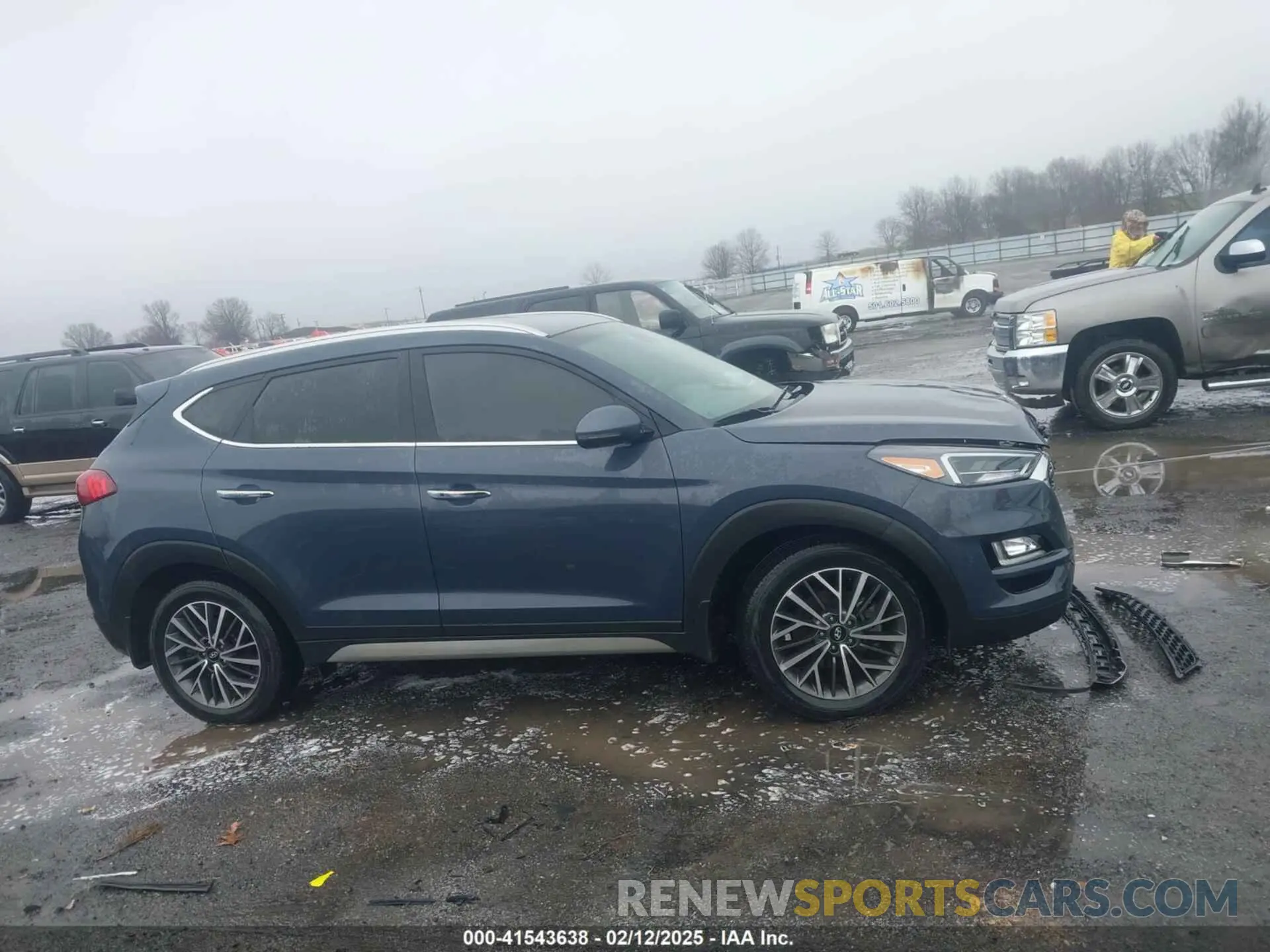 13 fotografías del automóvil dañado KM8J33AL9MU282980 HYUNDAI TUCSON 2021