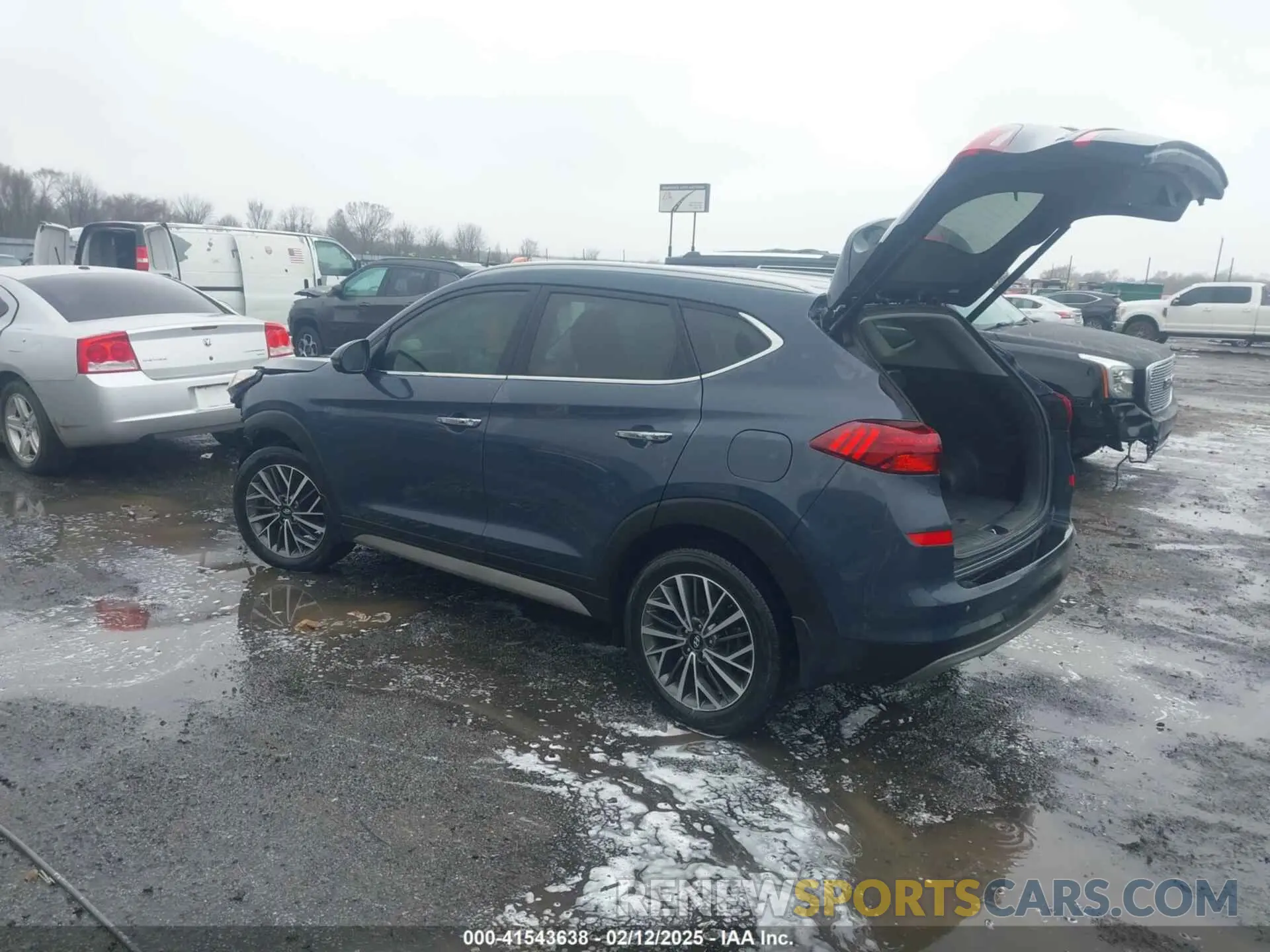 3 fotografías del automóvil dañado KM8J33AL9MU282980 HYUNDAI TUCSON 2021