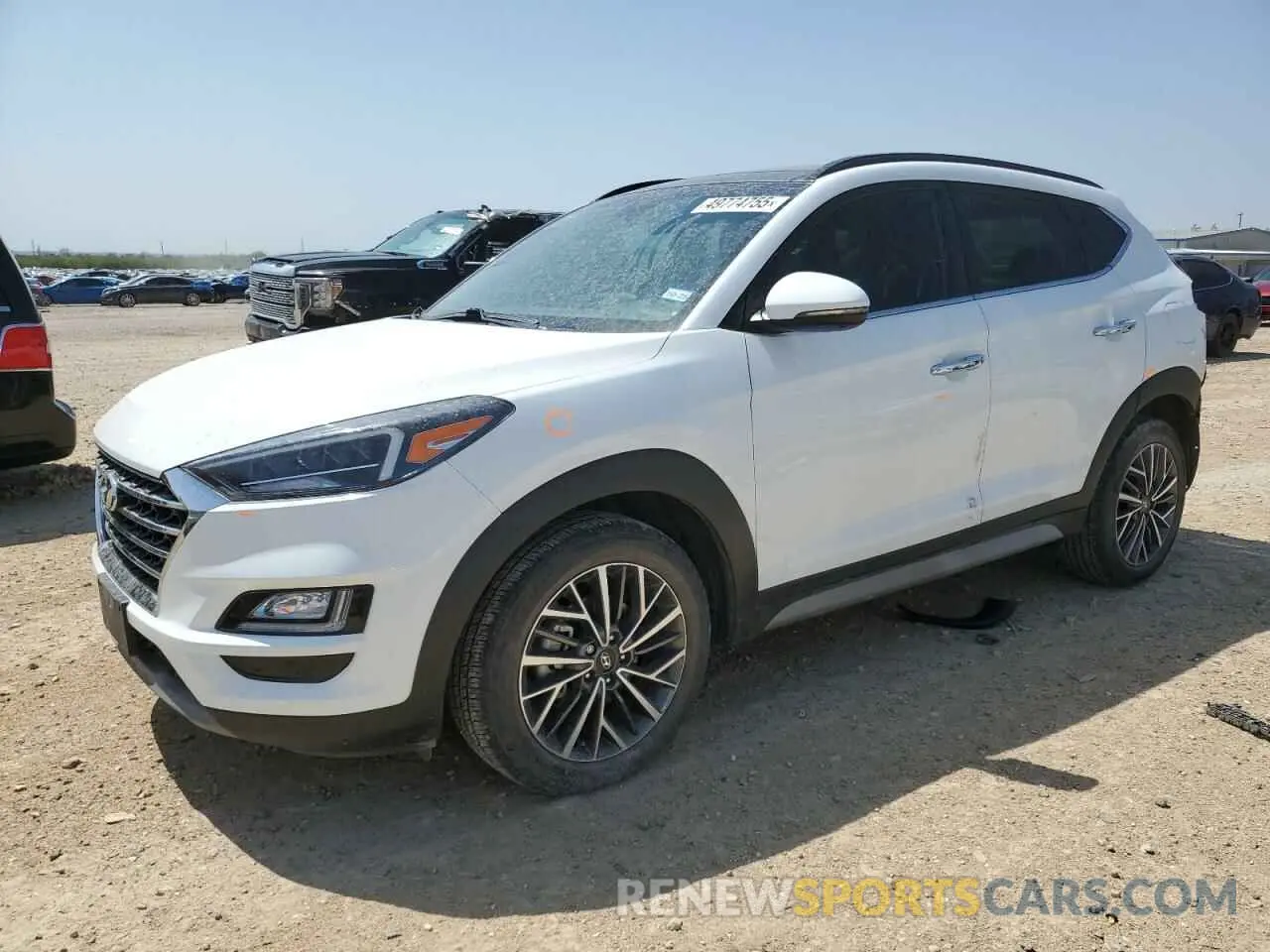 1 fotografías del automóvil dañado KM8J33AL9MU304931 HYUNDAI TUCSON 2021