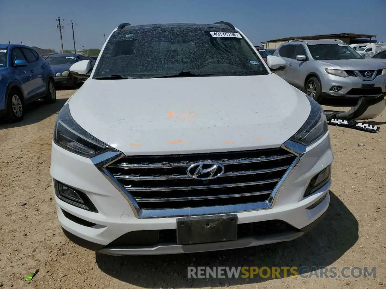 5 fotografías del automóvil dañado KM8J33AL9MU304931 HYUNDAI TUCSON 2021