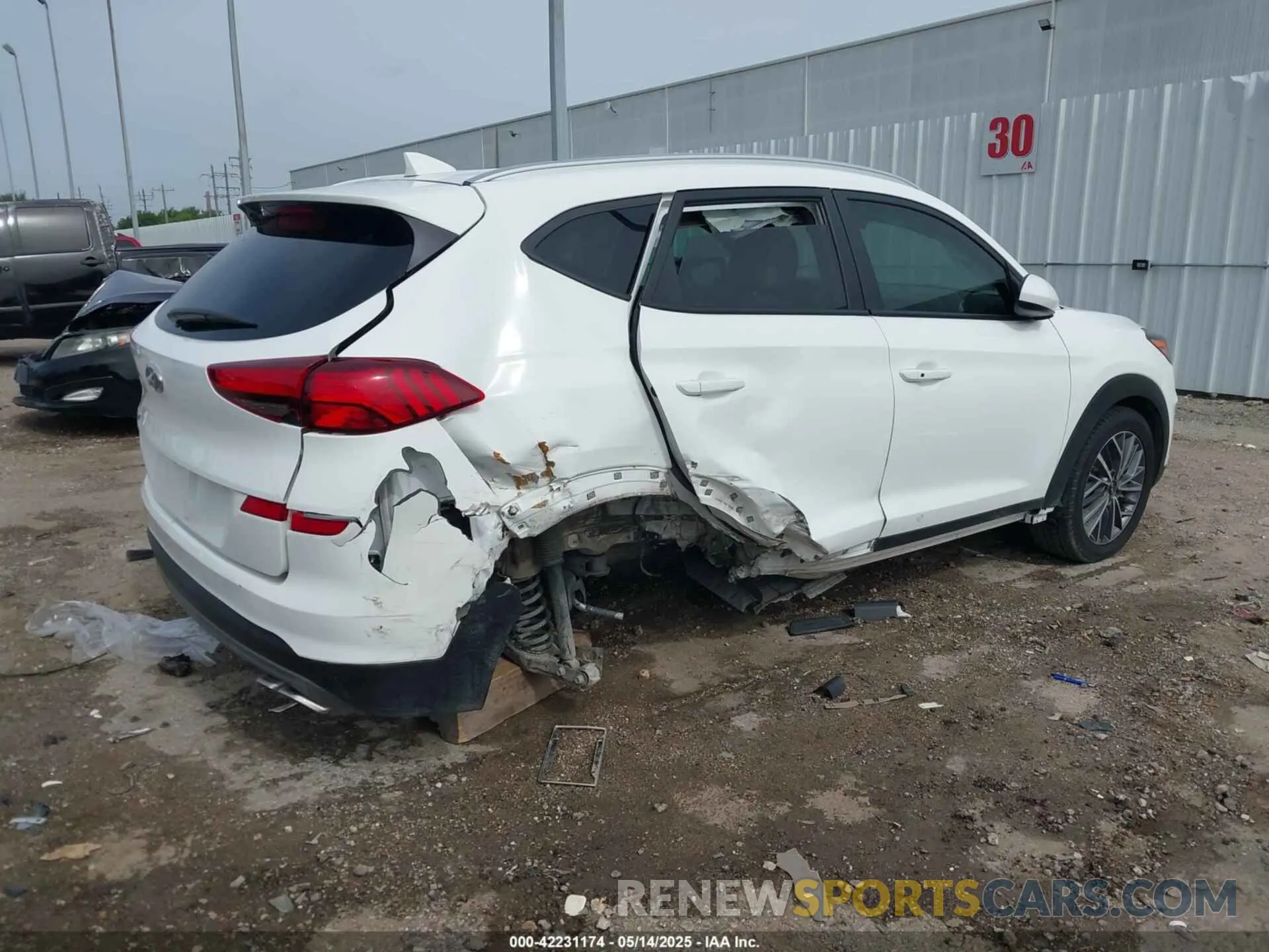 4 fotografías del automóvil dañado KM8J33AL9MU372713 HYUNDAI TUCSON 2021
