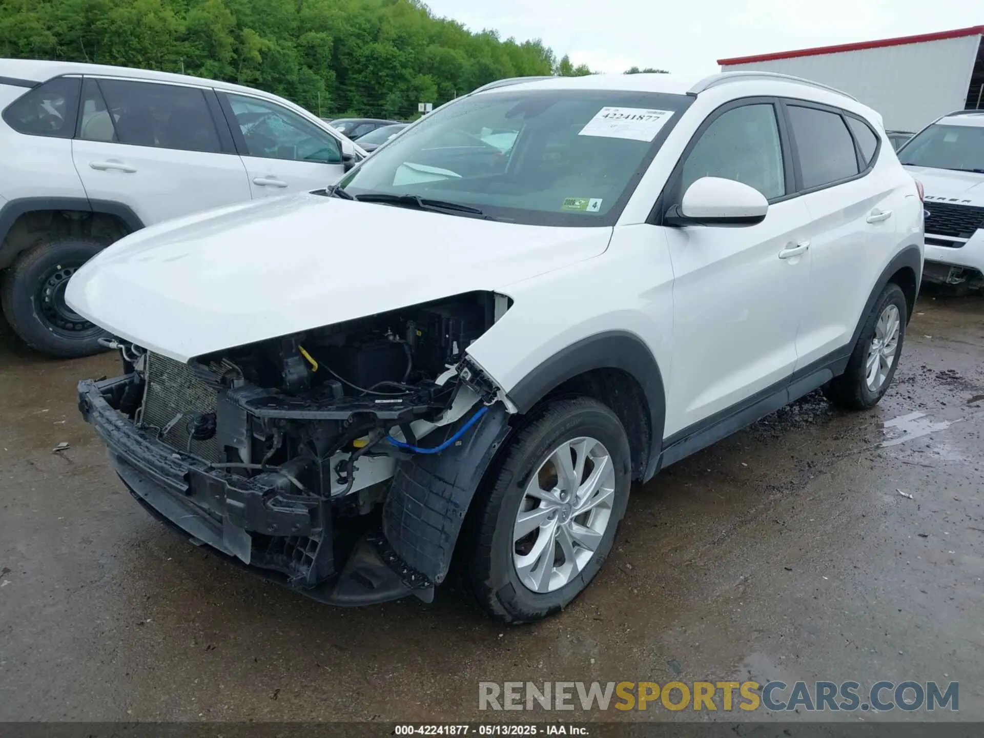 2 fotografías del automóvil dañado KM8J3CA41MU327869 HYUNDAI TUCSON 2021
