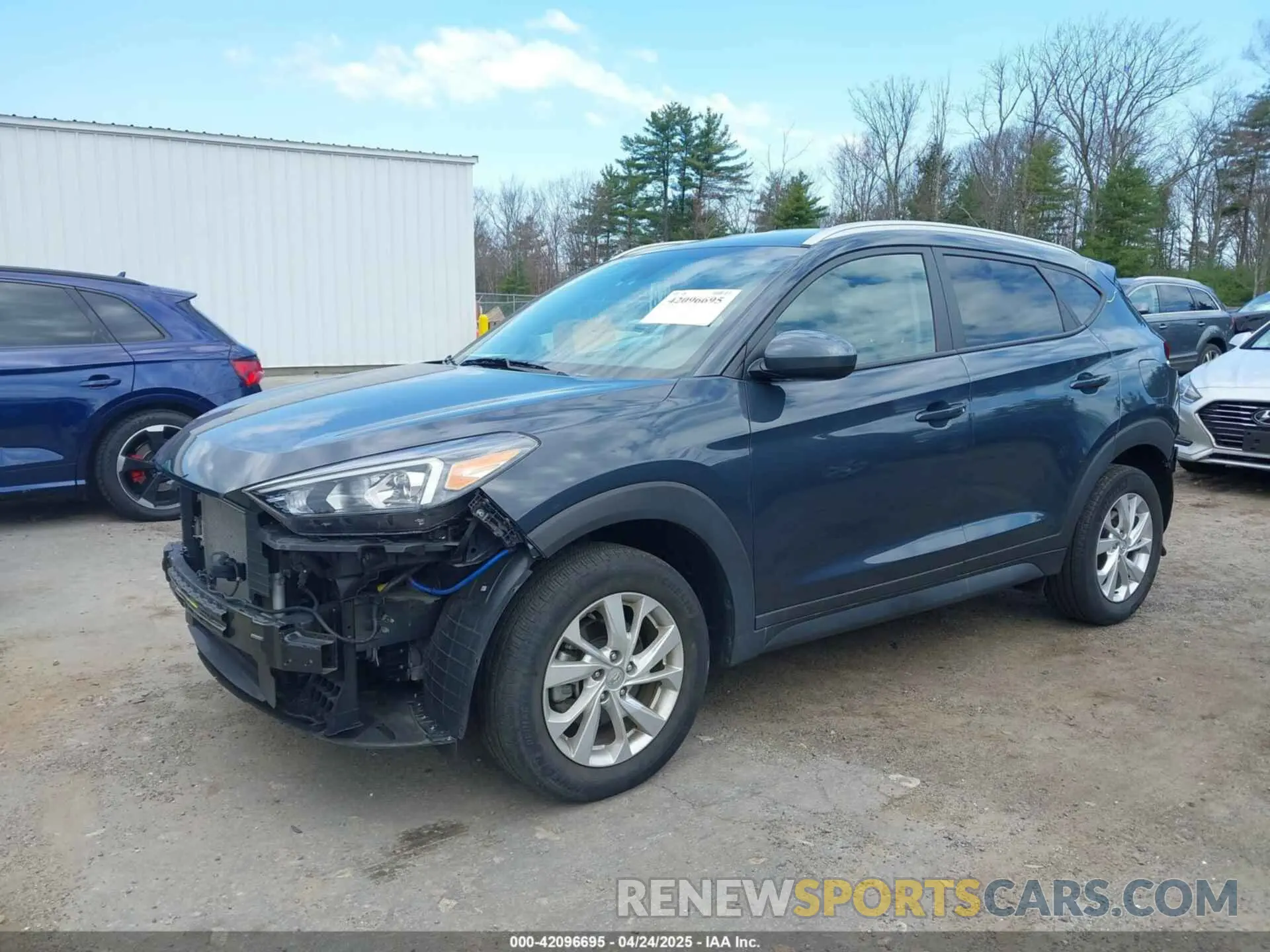 2 fotografías del automóvil dañado KM8J3CA41MU367997 HYUNDAI TUCSON 2021