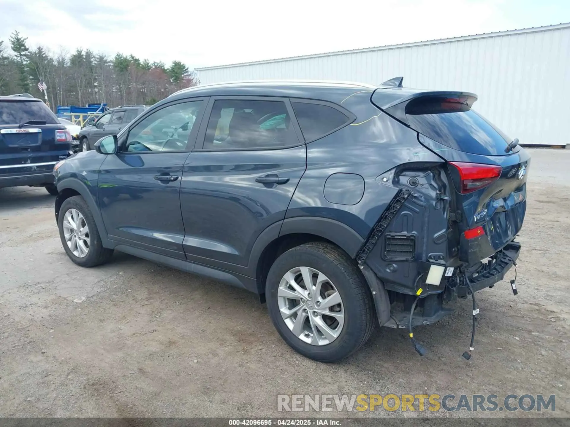 3 fotografías del automóvil dañado KM8J3CA41MU367997 HYUNDAI TUCSON 2021