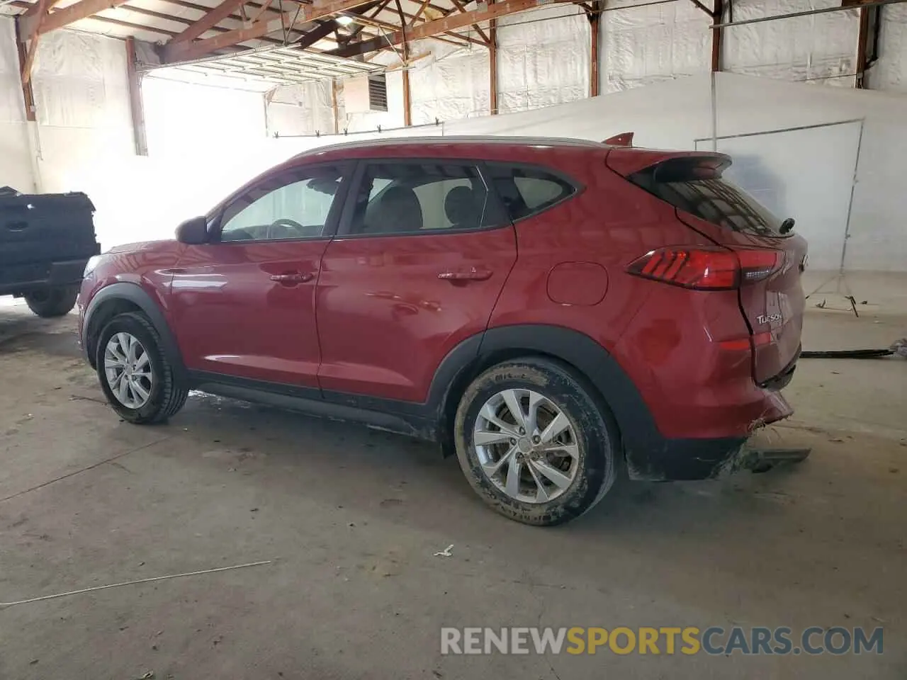 2 fotografías del automóvil dañado KM8J3CA41MU368518 HYUNDAI TUCSON 2021