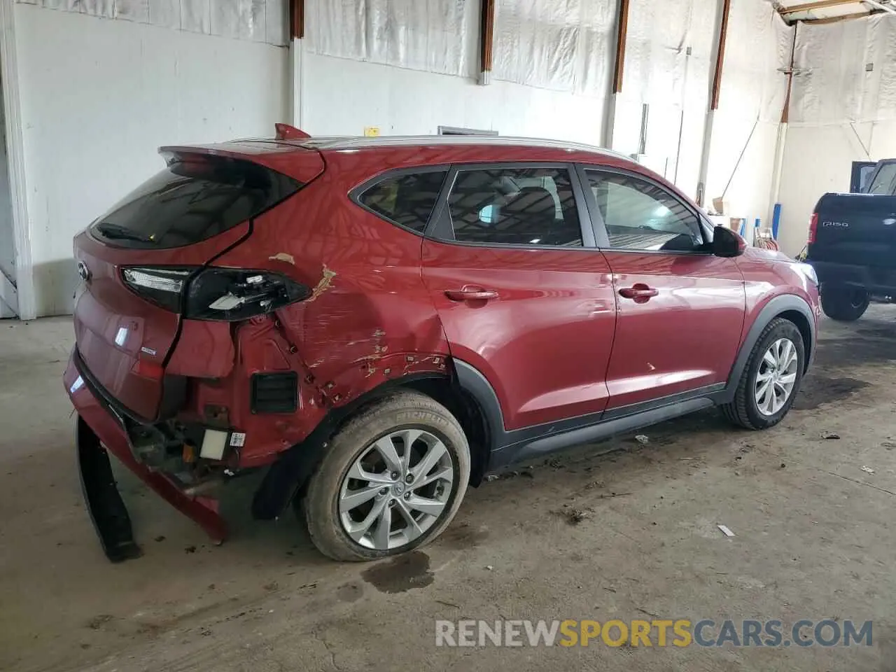 3 fotografías del automóvil dañado KM8J3CA41MU368518 HYUNDAI TUCSON 2021
