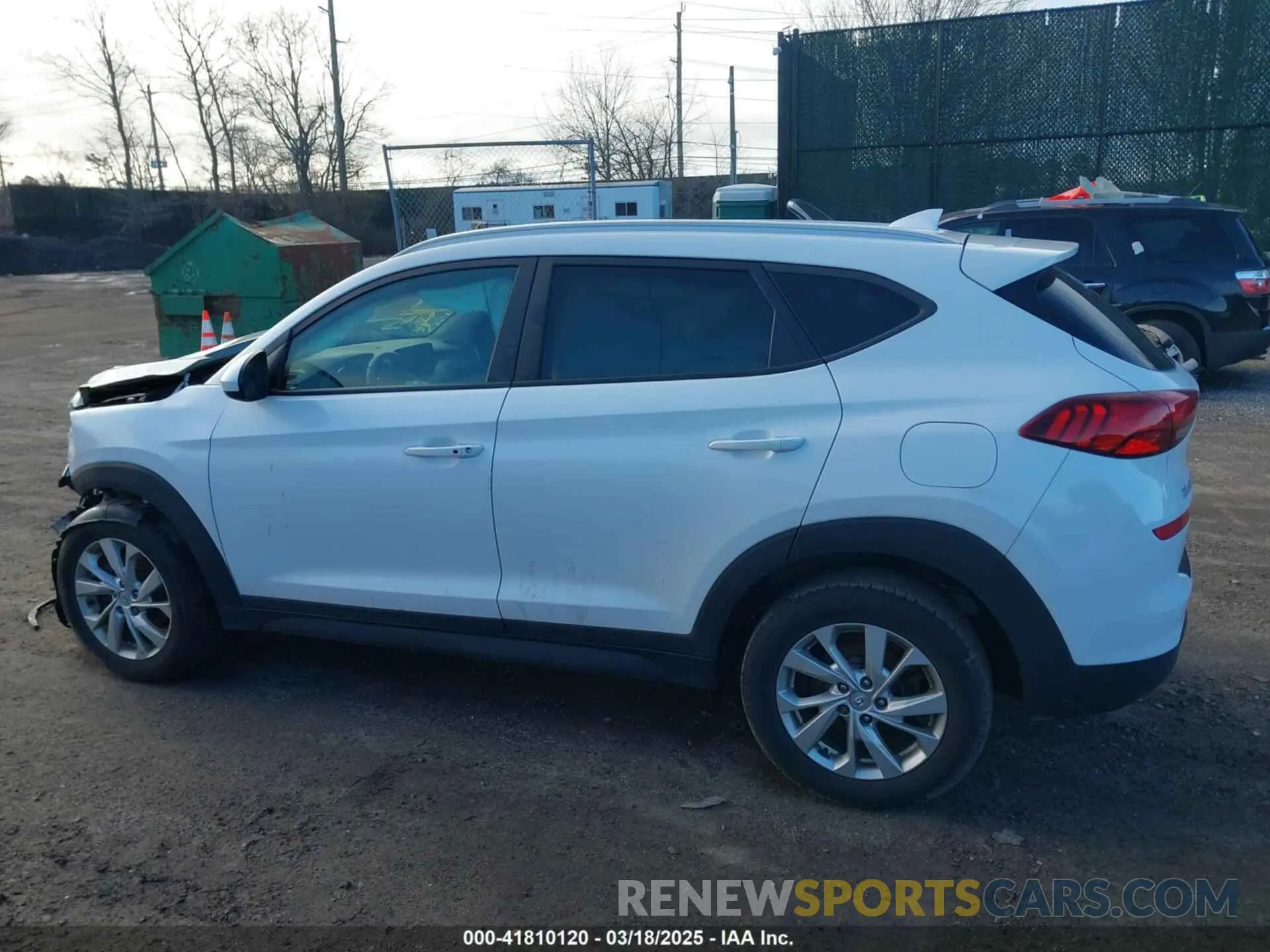 14 fotografías del automóvil dañado KM8J3CA46MU387064 HYUNDAI TUCSON 2021