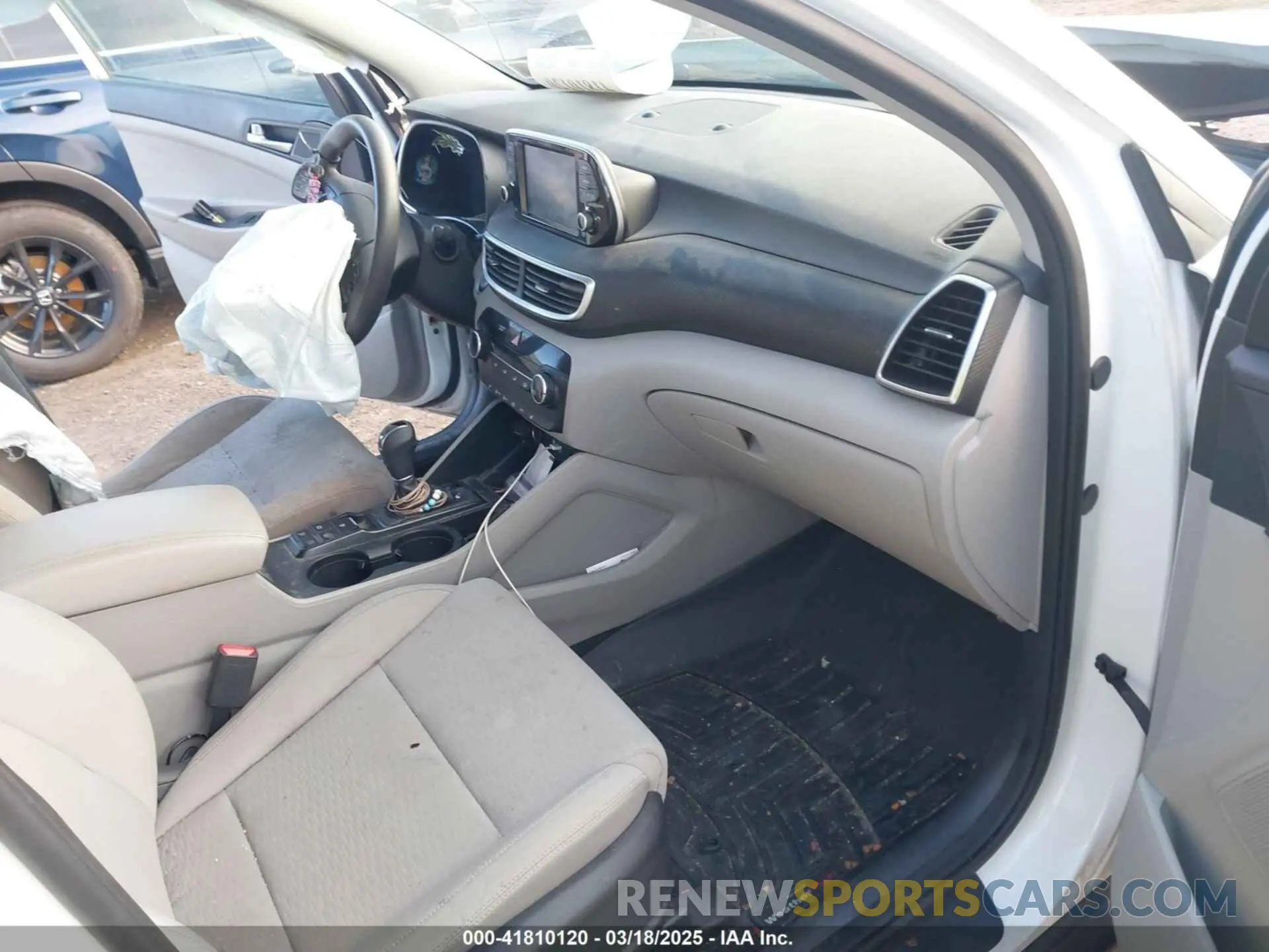 5 fotografías del automóvil dañado KM8J3CA46MU387064 HYUNDAI TUCSON 2021