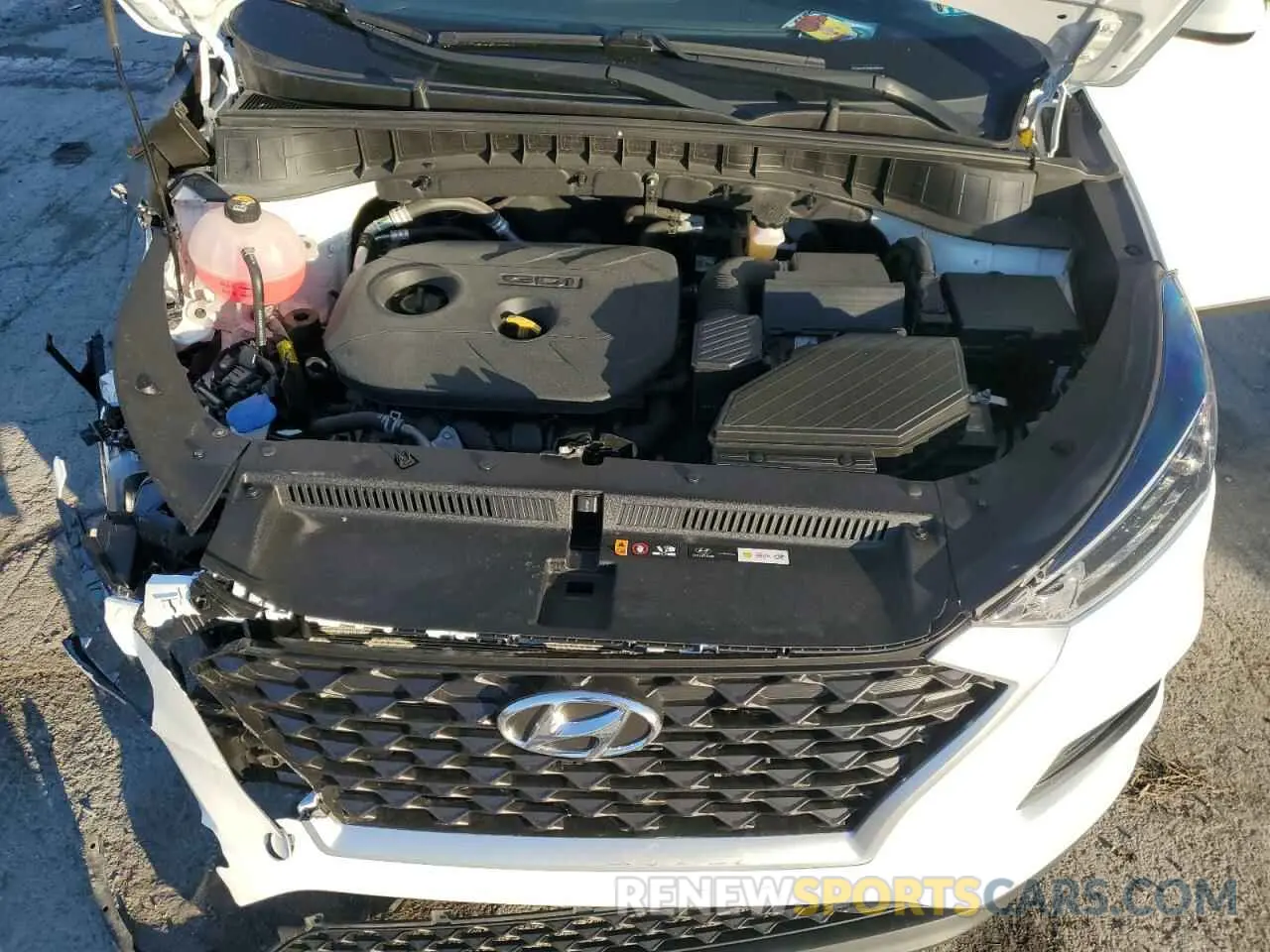 12 fotografías del automóvil dañado KM8J3CA48MU386028 HYUNDAI TUCSON 2021