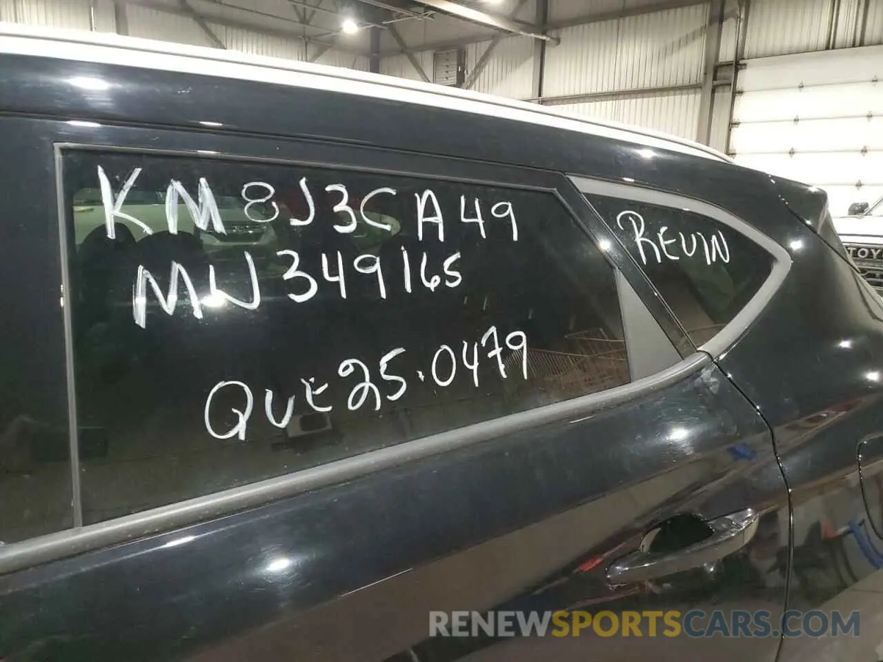 12 fotografías del automóvil dañado KM8J3CA49MU349165 HYUNDAI TUCSON 2021