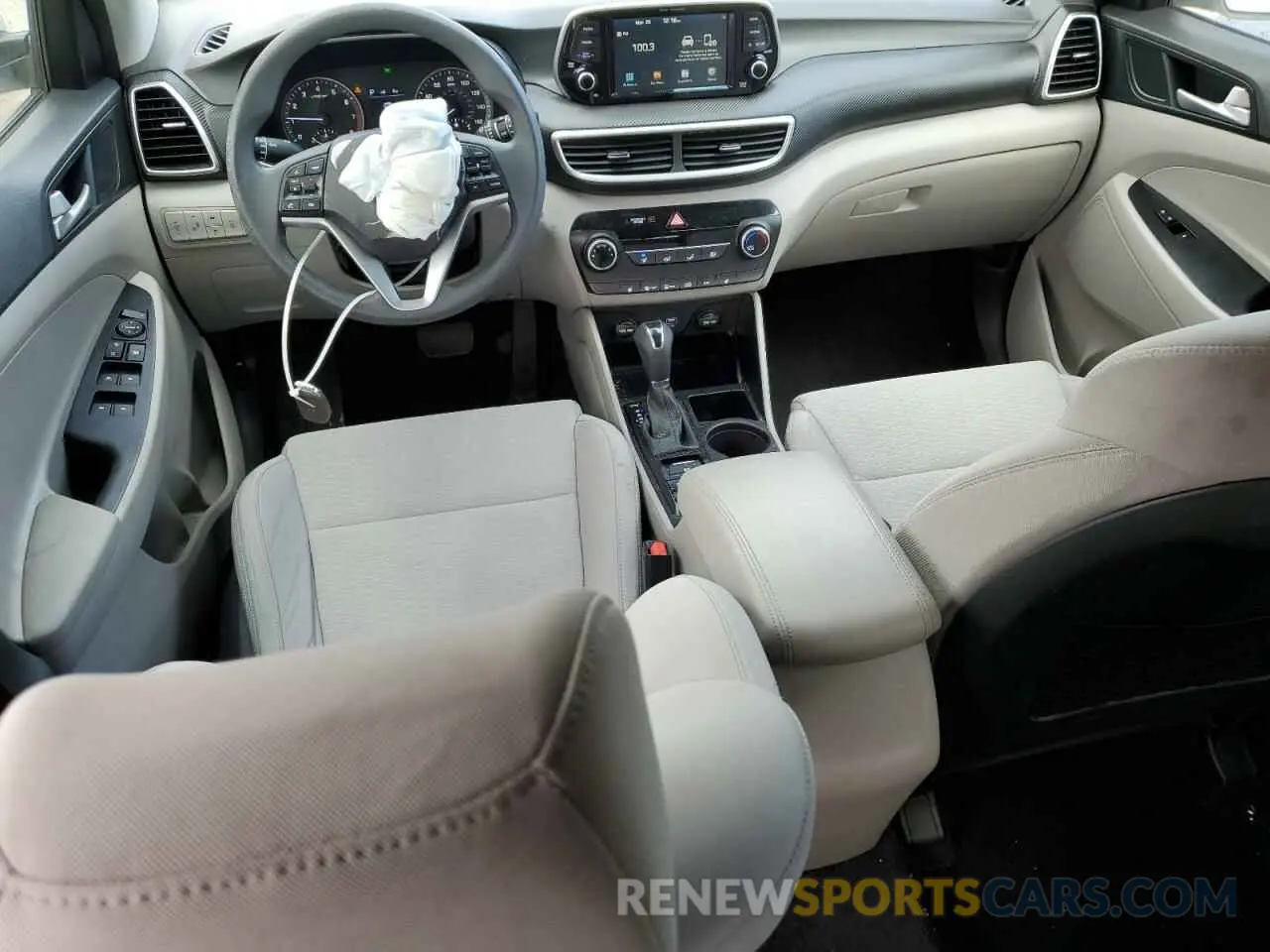 8 fotografías del automóvil dañado KM8J3CA4XMU324436 HYUNDAI TUCSON 2021