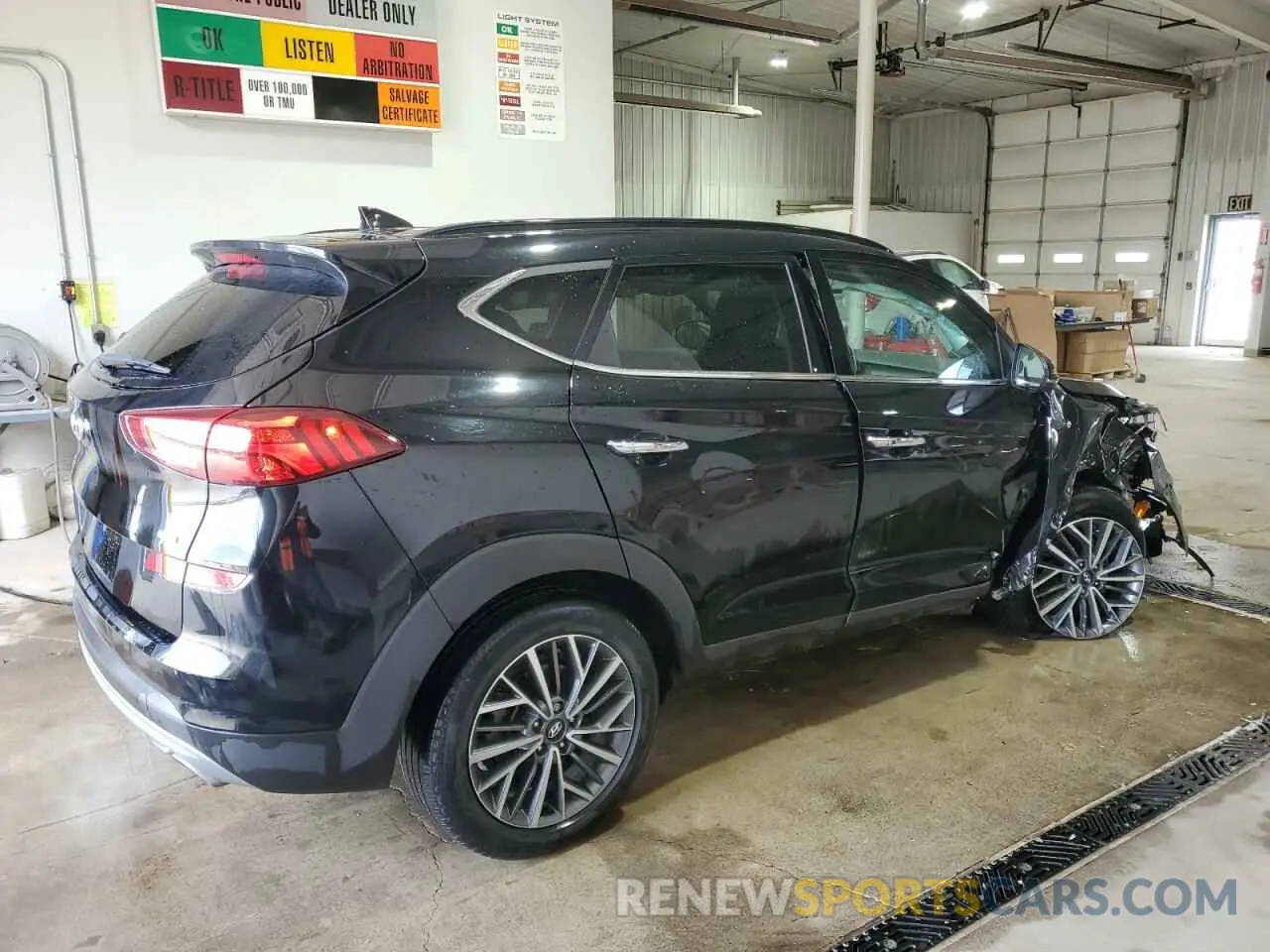 3 fotografías del automóvil dañado KM8J3CAL0MU385639 HYUNDAI TUCSON 2021