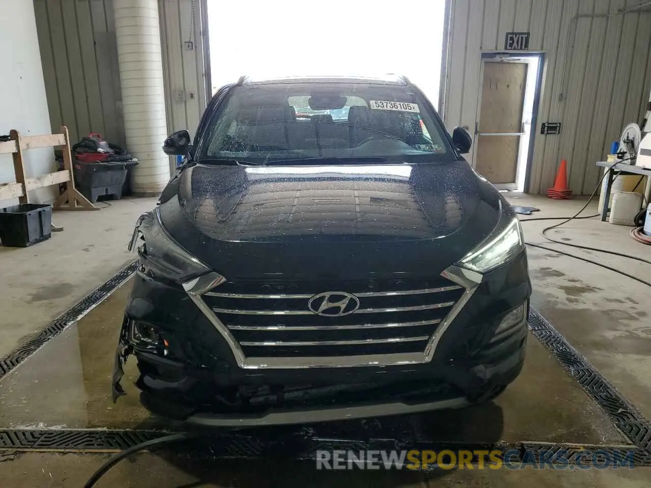 5 fotografías del automóvil dañado KM8J3CAL0MU385639 HYUNDAI TUCSON 2021