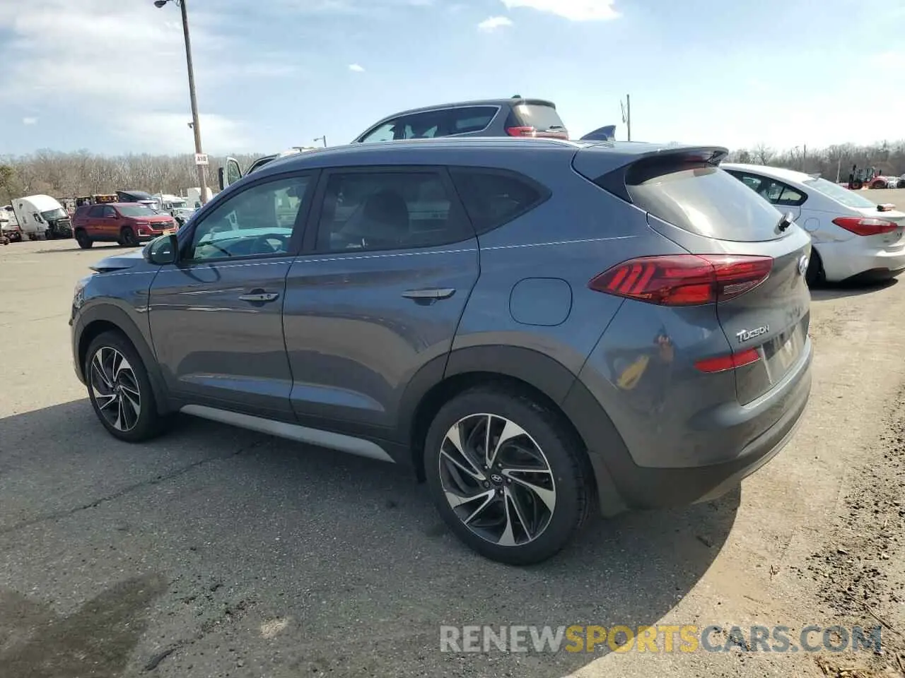 2 fotografías del automóvil dañado KM8J3CAL0MU389769 HYUNDAI TUCSON 2021