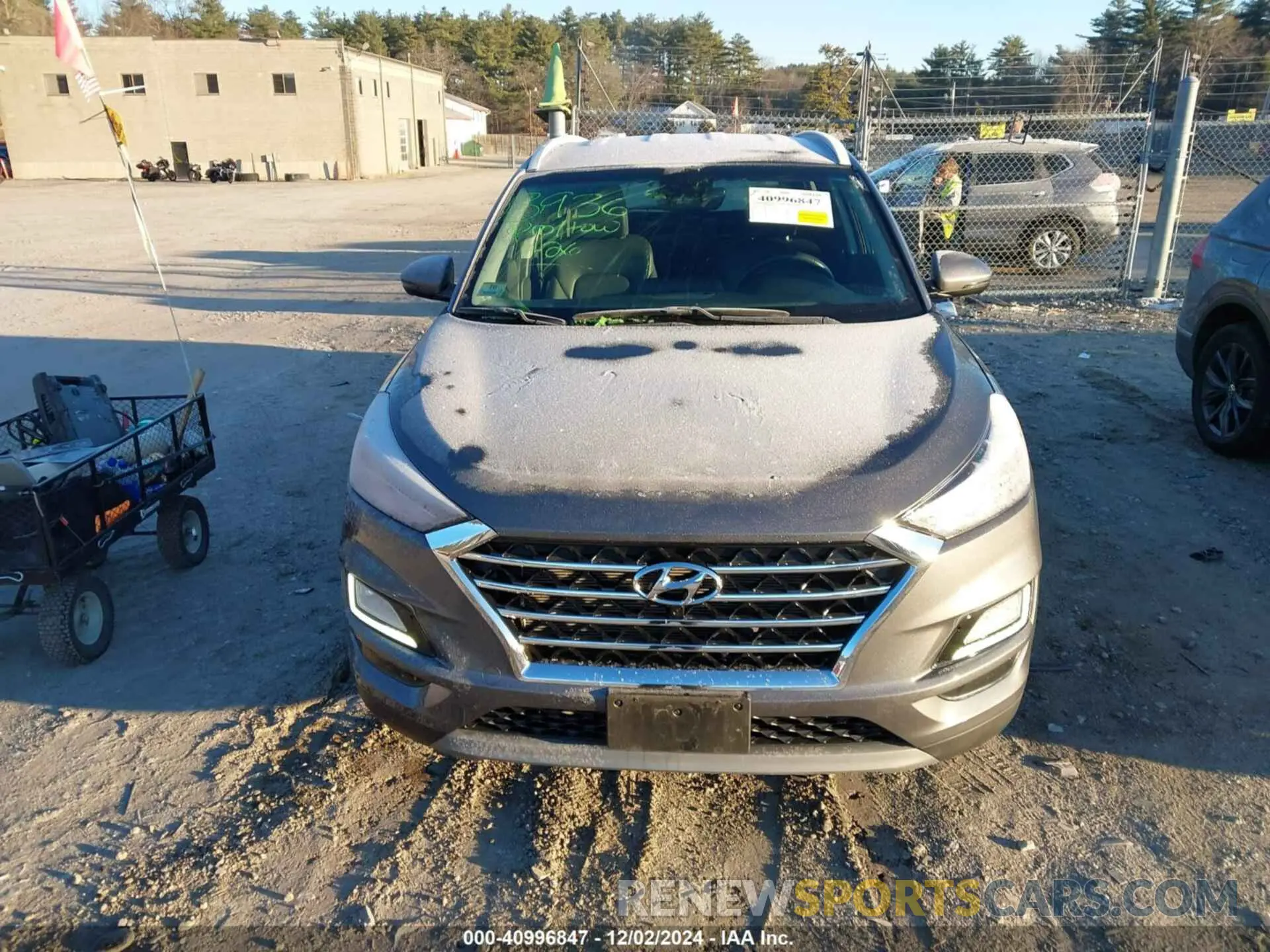 12 fotografías del automóvil dañado KM8J3CAL1MU321321 HYUNDAI TUCSON 2021