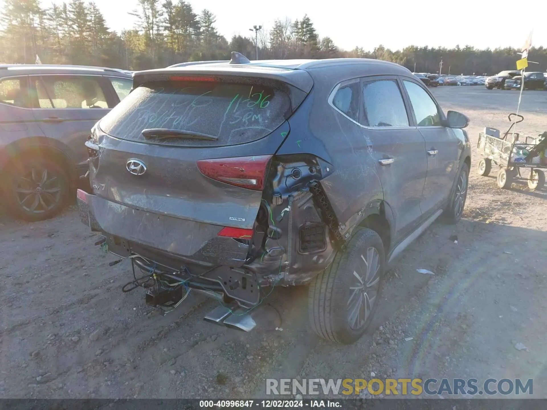 4 fotografías del automóvil dañado KM8J3CAL1MU321321 HYUNDAI TUCSON 2021