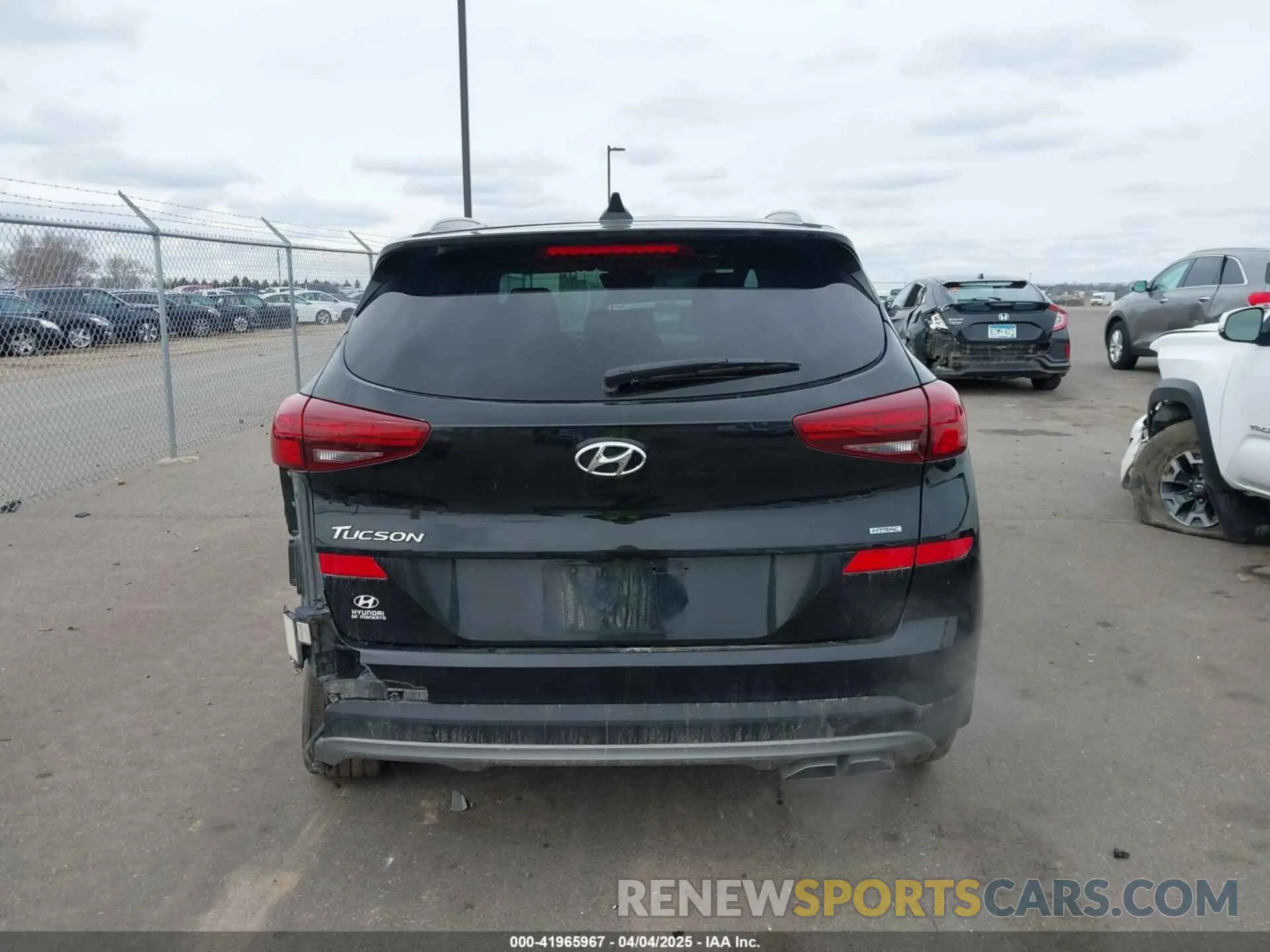 16 fotografías del automóvil dañado KM8J3CAL1MU343545 HYUNDAI TUCSON 2021