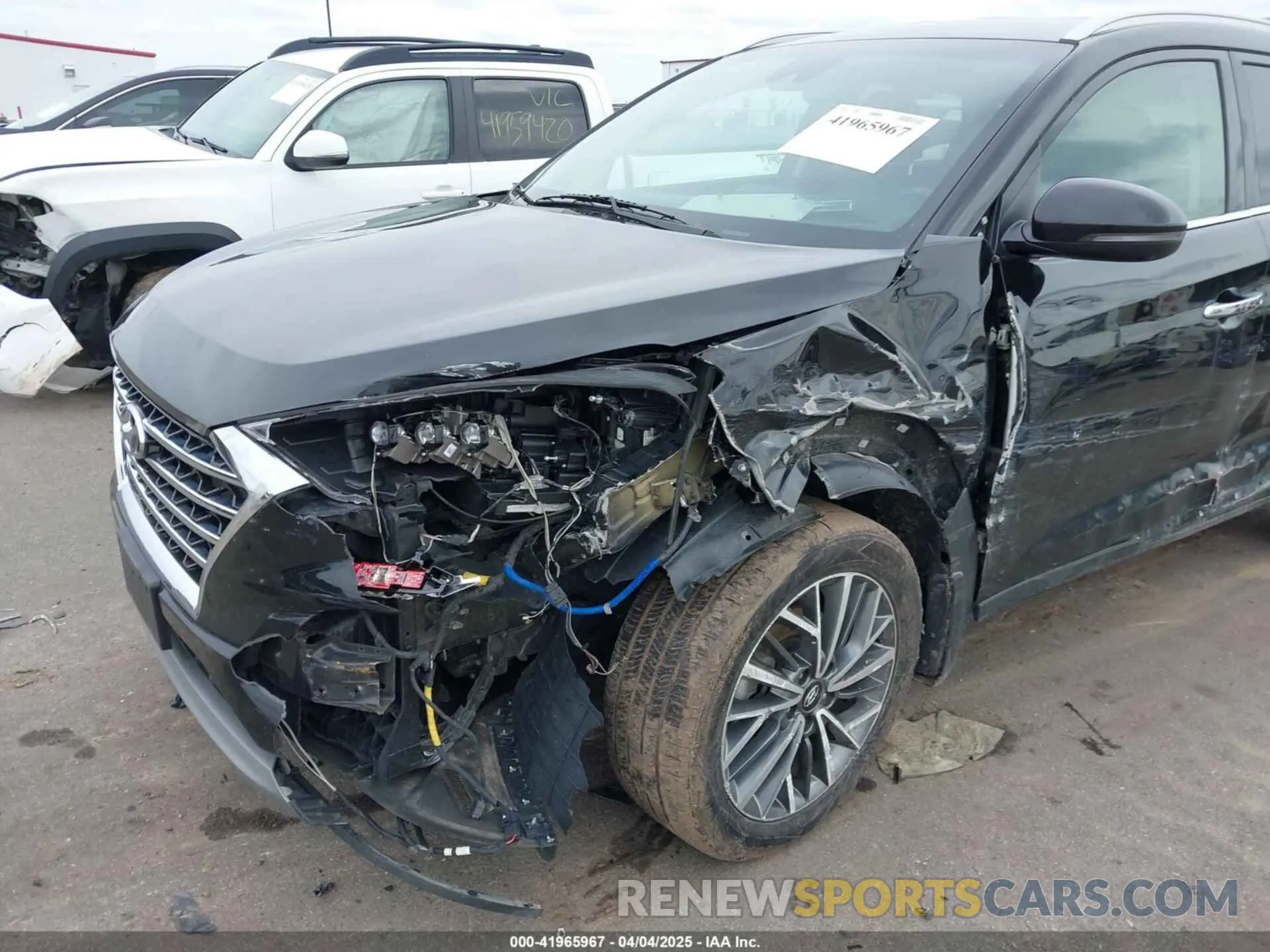 6 fotografías del automóvil dañado KM8J3CAL1MU343545 HYUNDAI TUCSON 2021