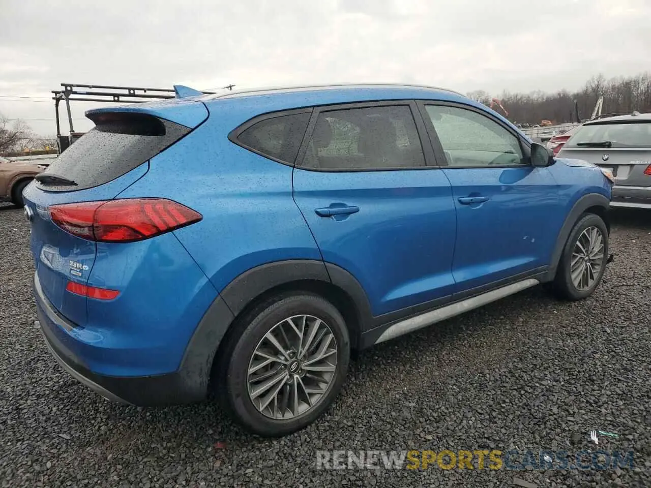 3 fotografías del automóvil dañado KM8J3CAL1MU353766 HYUNDAI TUCSON 2021