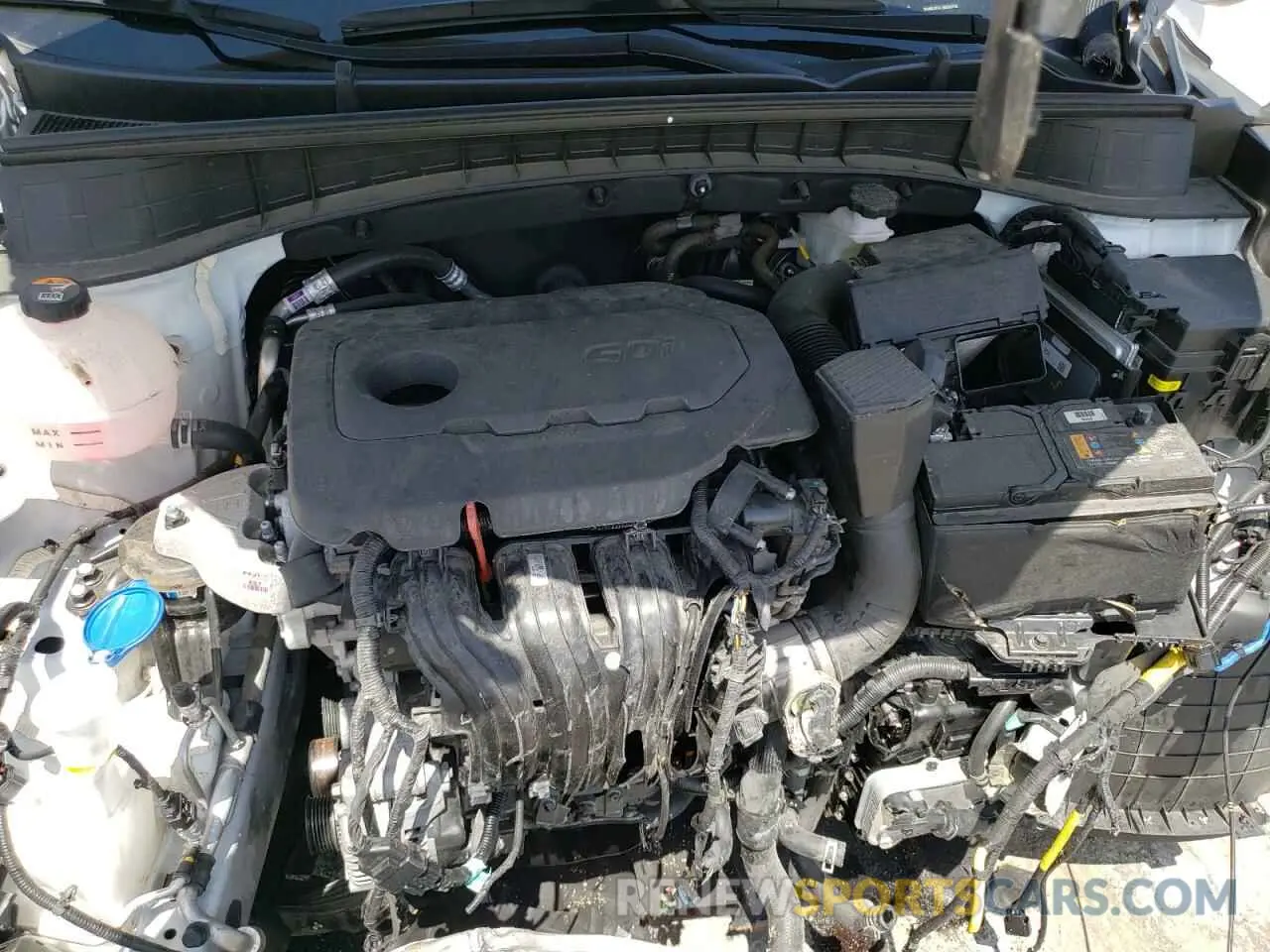 12 fotografías del automóvil dañado KM8J3CAL1MU390736 HYUNDAI TUCSON 2021