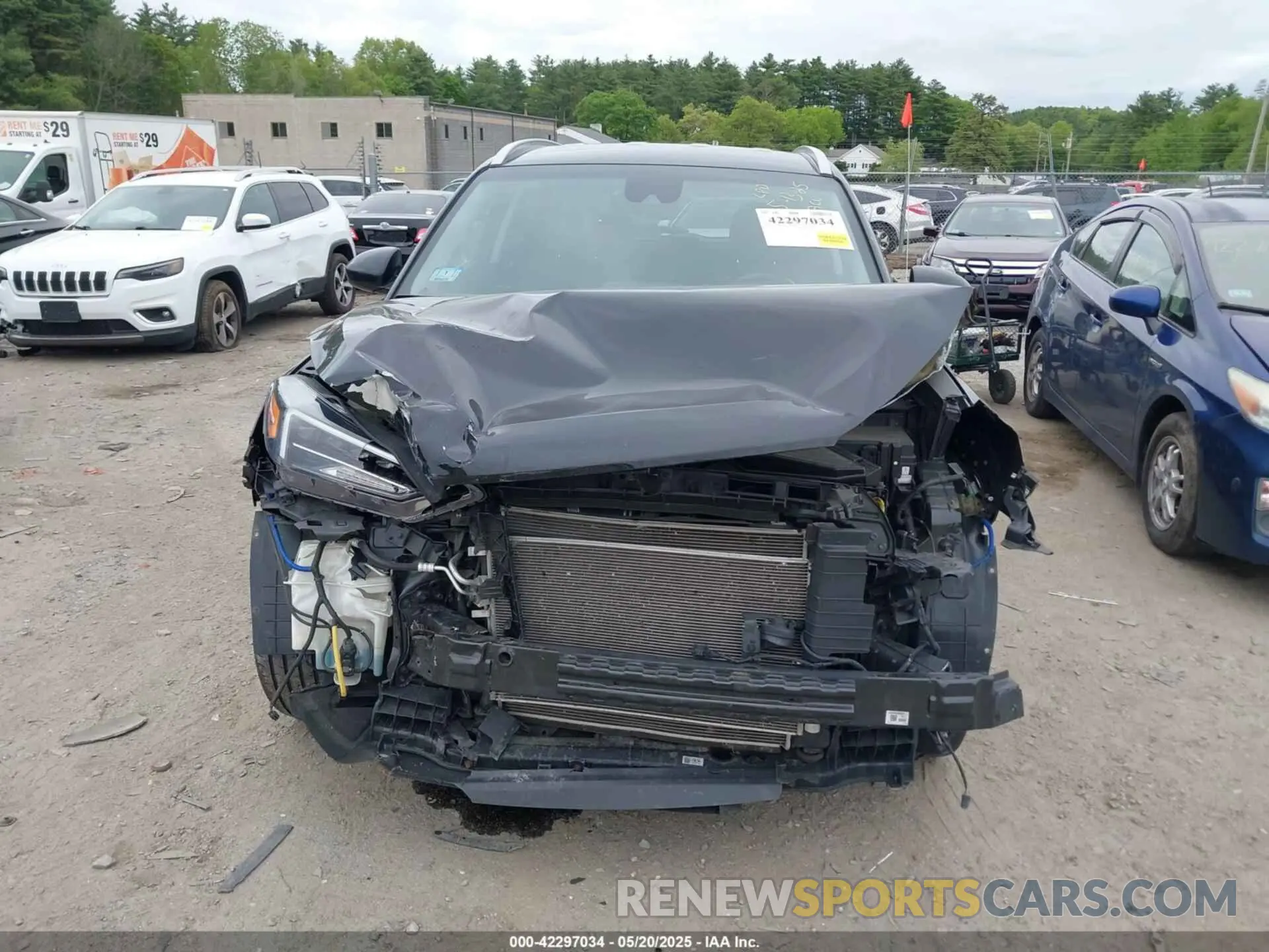 13 fotografías del automóvil dañado KM8J3CAL2MU318203 HYUNDAI TUCSON 2021