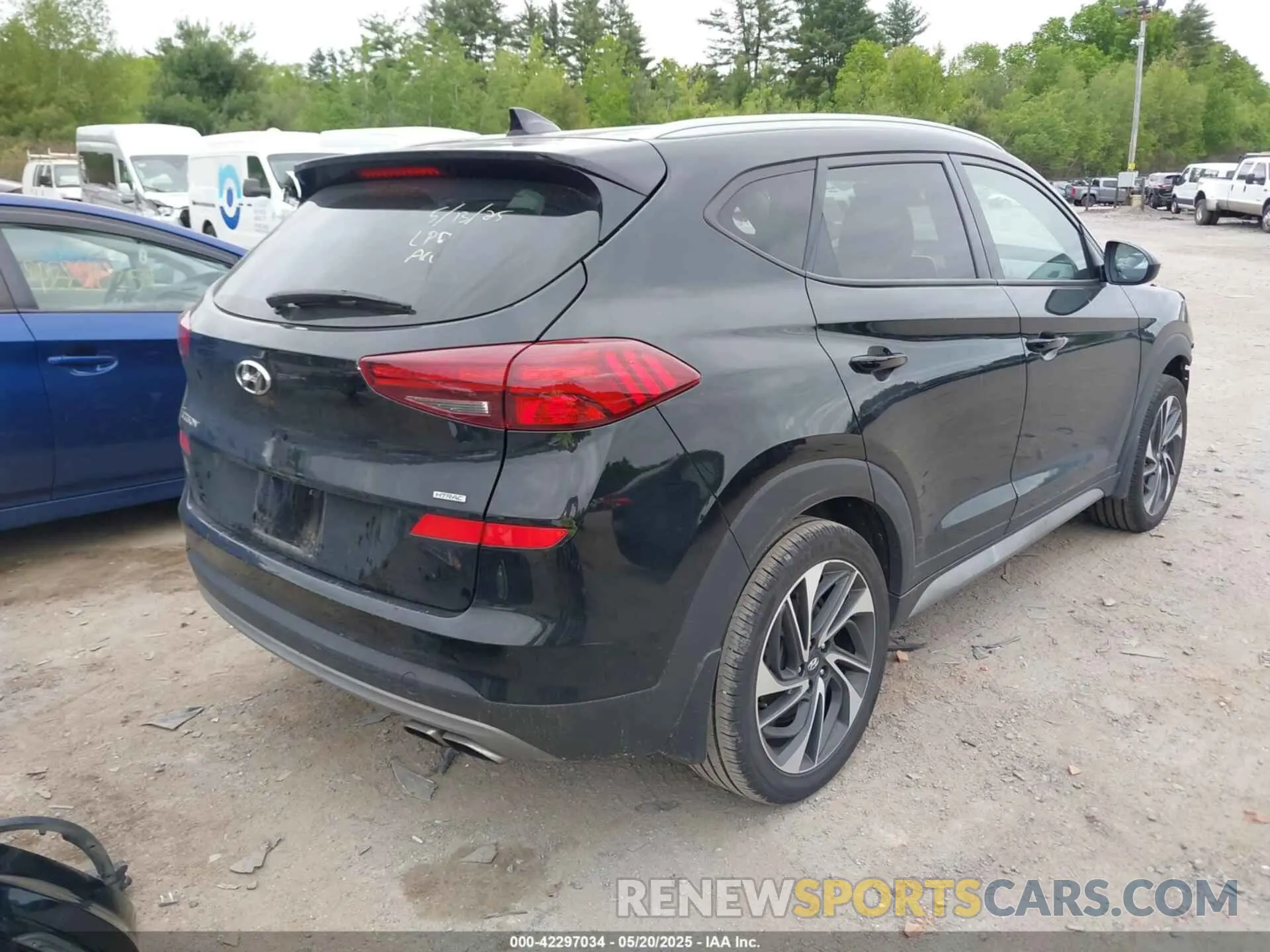 4 fotografías del automóvil dañado KM8J3CAL2MU318203 HYUNDAI TUCSON 2021